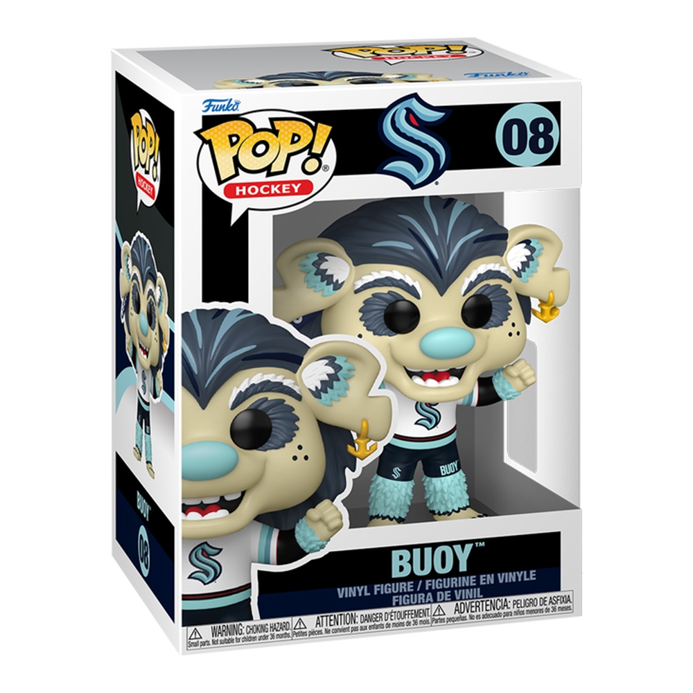 Funko POP! #08 Seattle Kraken Mascot Buoy Vinyl NHL Figur