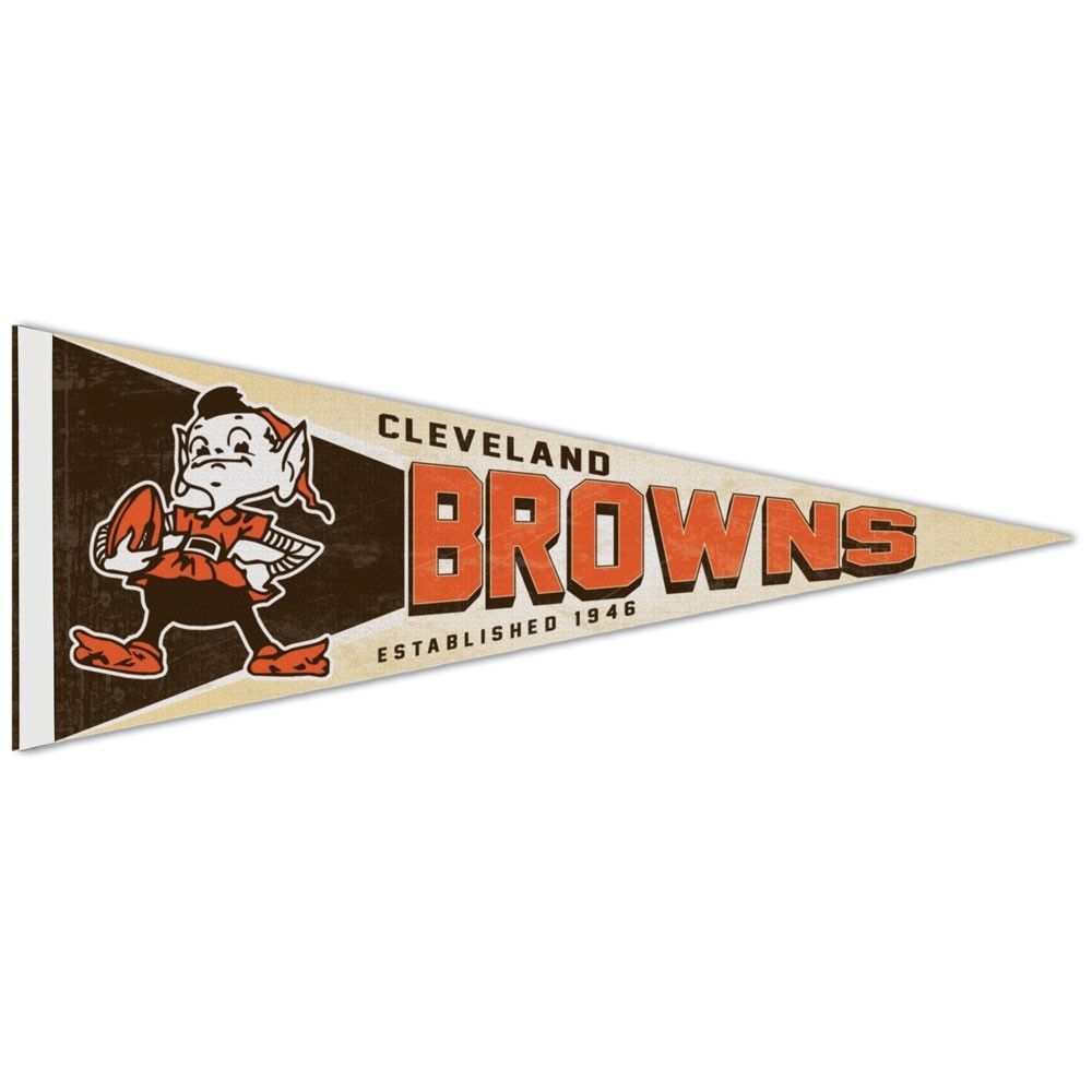 Cleveland Browns Premium Throwback NFL Wimpel