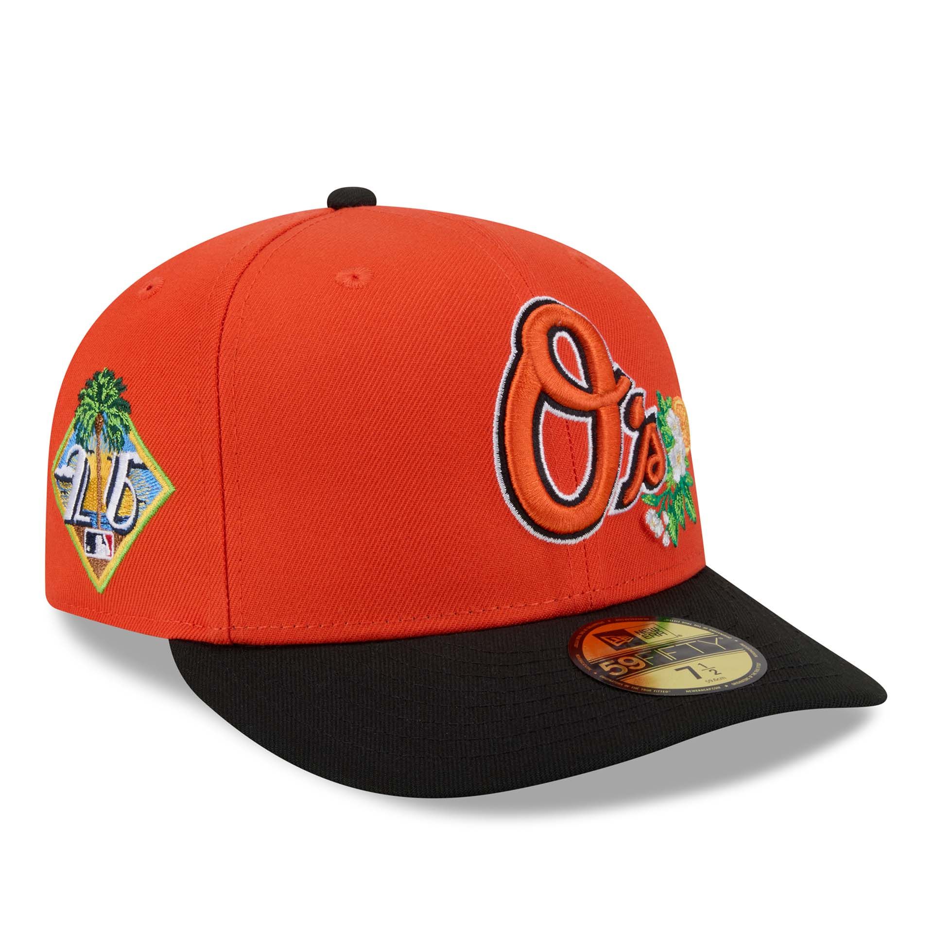 Baltimore Orioles 2026 MLB Authentic Spring Training Pre-Curved 59FIFTY Cap Orange
