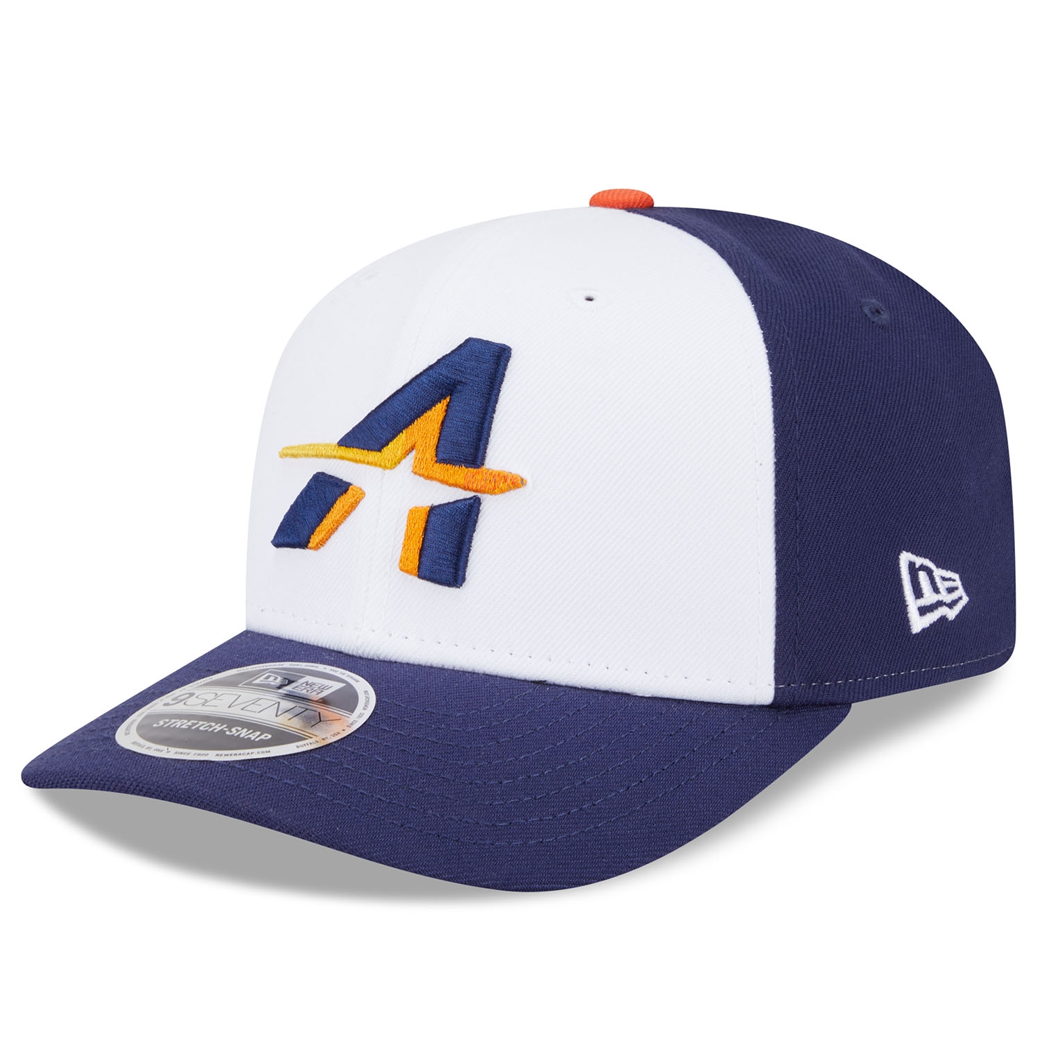 Houston Astros Official MLB City Connect Stretch-Snap 9SEVENTY Snapback Cap Navy/Weiß