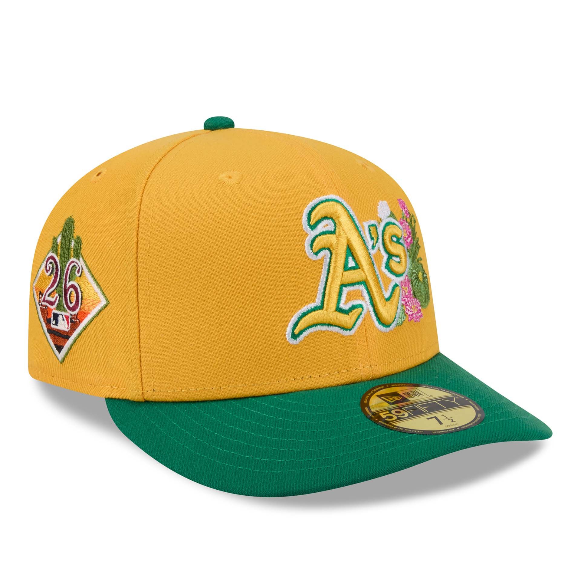Athlectics 2026 MLB Authentic Spring Training Pre-Curved 59FIFTY Cap Gelb