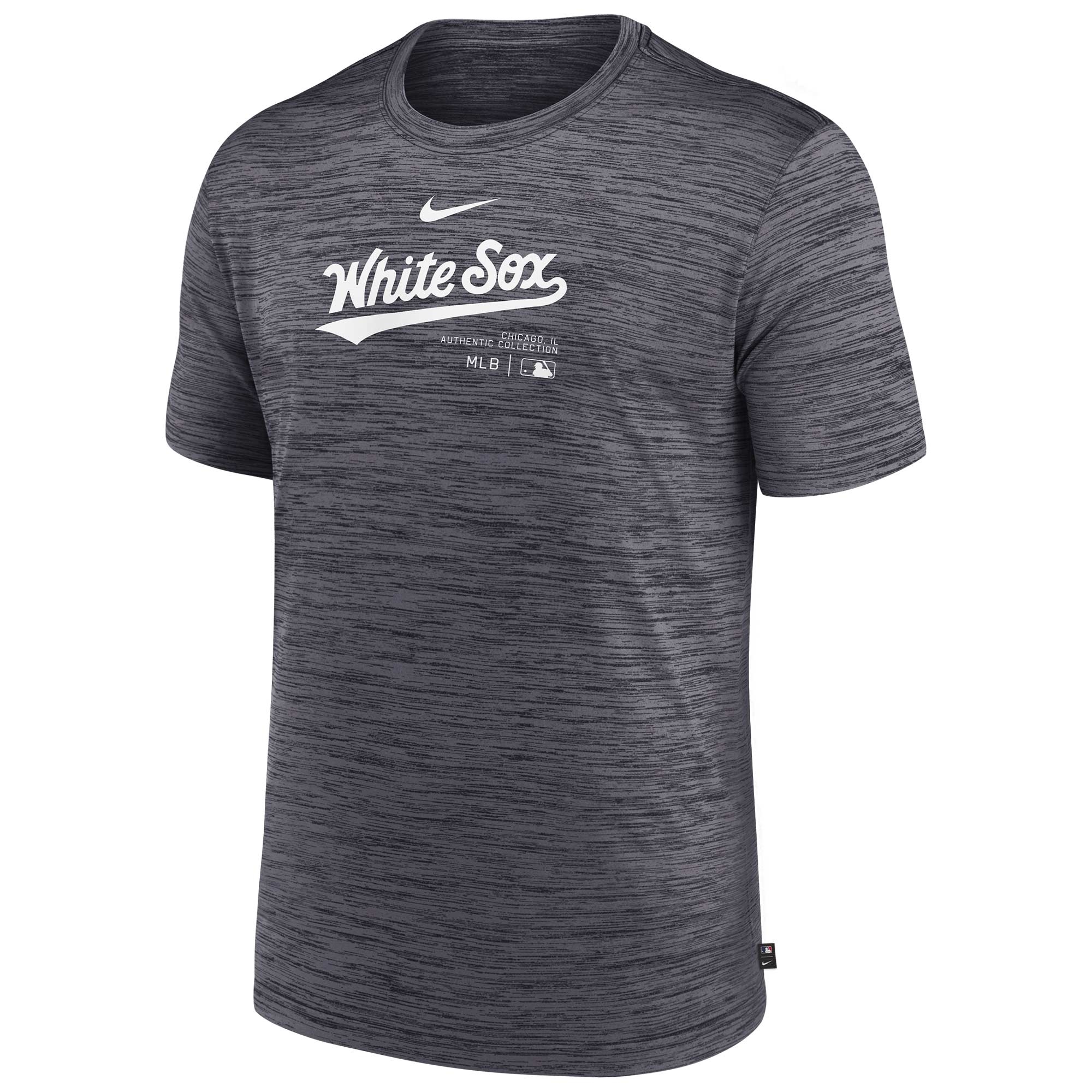 Chicago White Sox 2024 MLB Authentic Practice Nike Velocity T-Shirt Grau