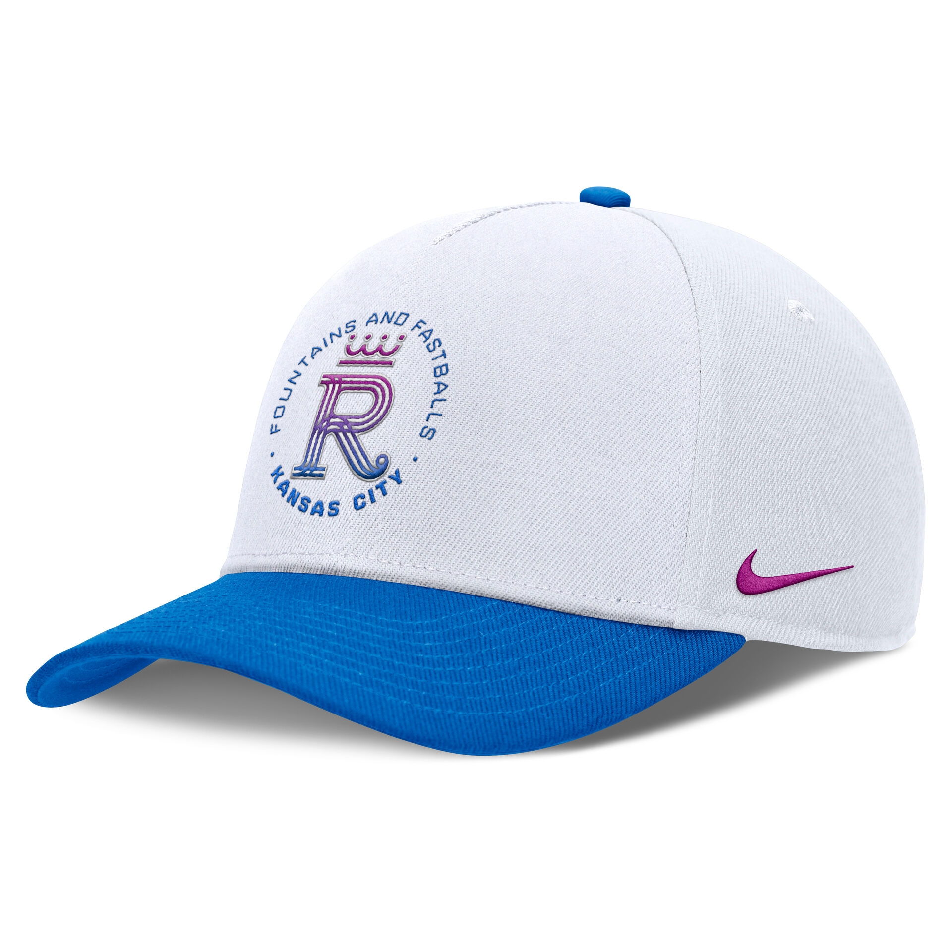 Kansas City Royals City Connect Rise Adjustable MLB Cap Weiß