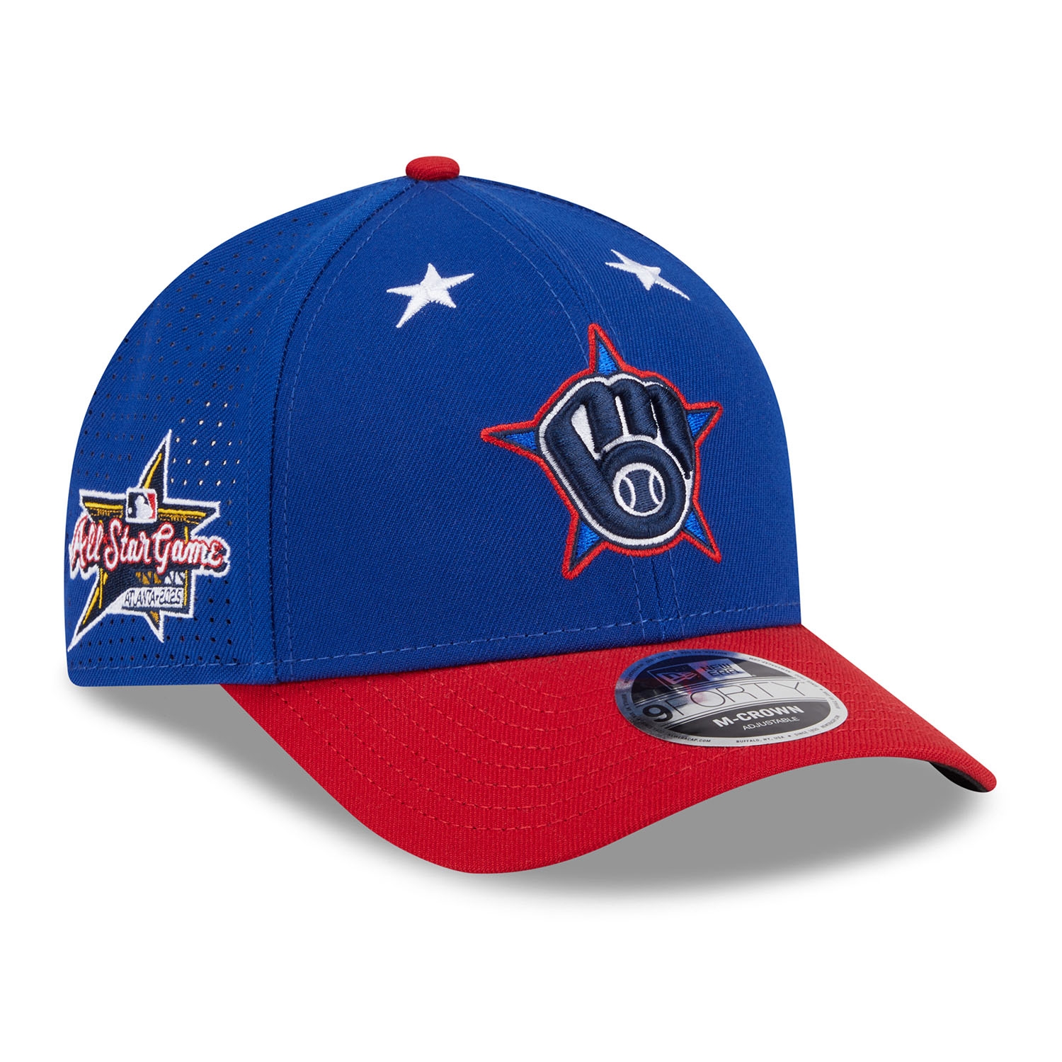 Milwaukee Brewers Authentic 2025 MLB All-Star Game New Era 9FORTY M-Crown Snapback Cap