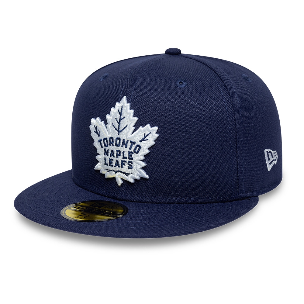 Toronto Maple Leafs Basic Logo 59FIFTY Fitted NHL Cap Navy