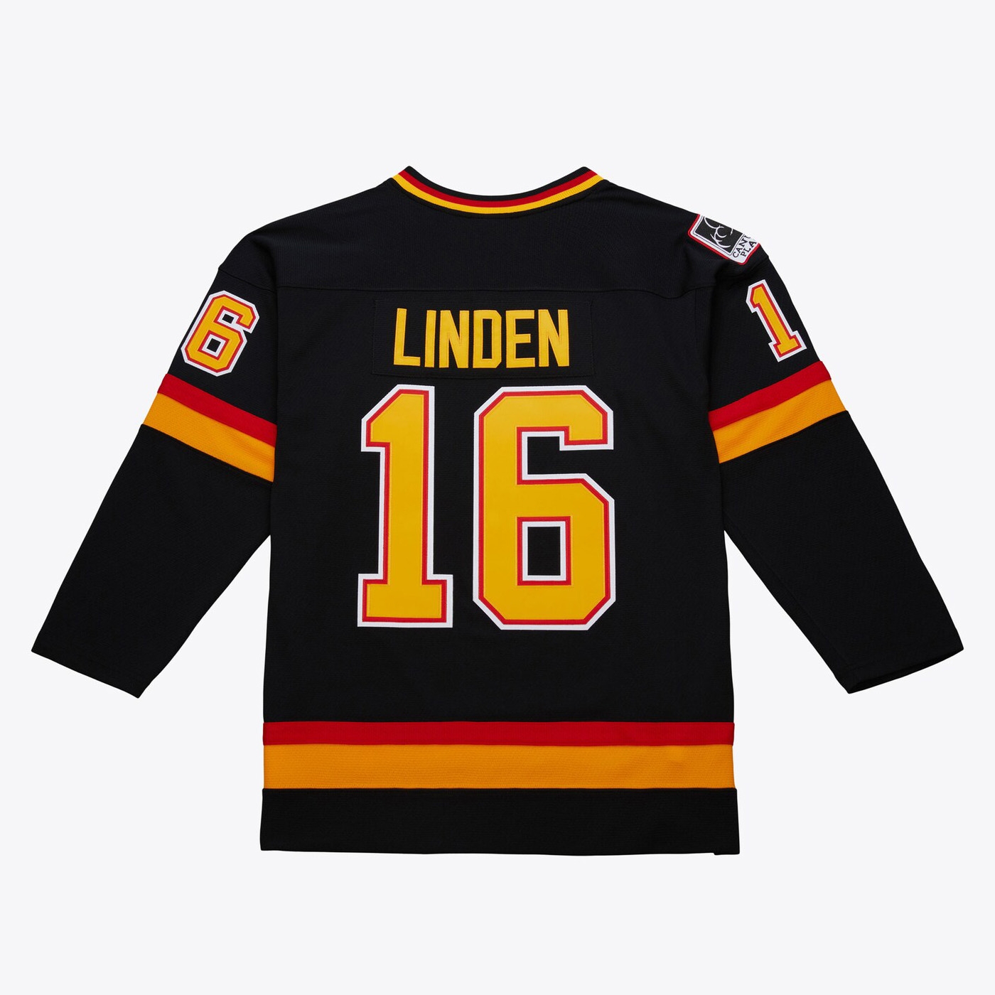 Trevor Linden #16 Vancouver Canucks 1994-95 Premium Power Play NHL Trikot Schwarz