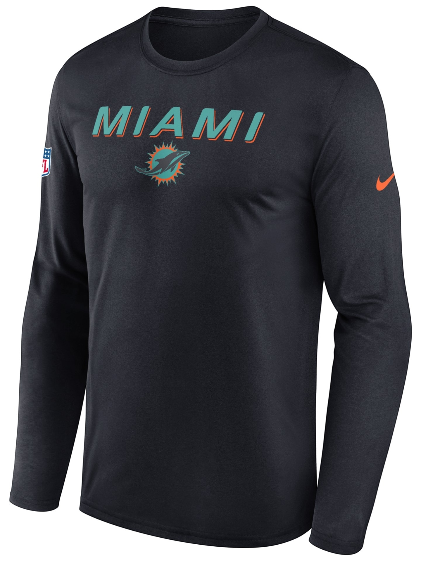 Miami Dolphins 2026 Rivalries Legend Long Sleeve T-Shirt Navy