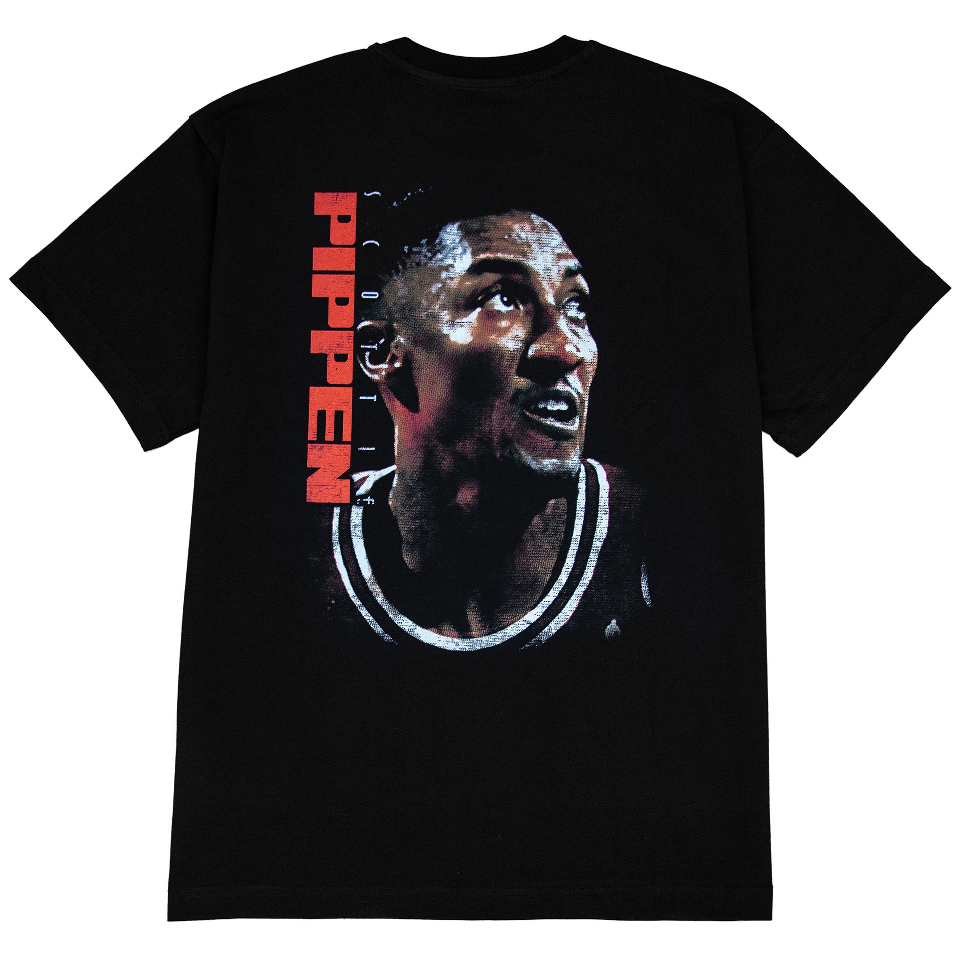 Scottie Pippen Chicago Bulls Face NBA T-Shirt Schwarz