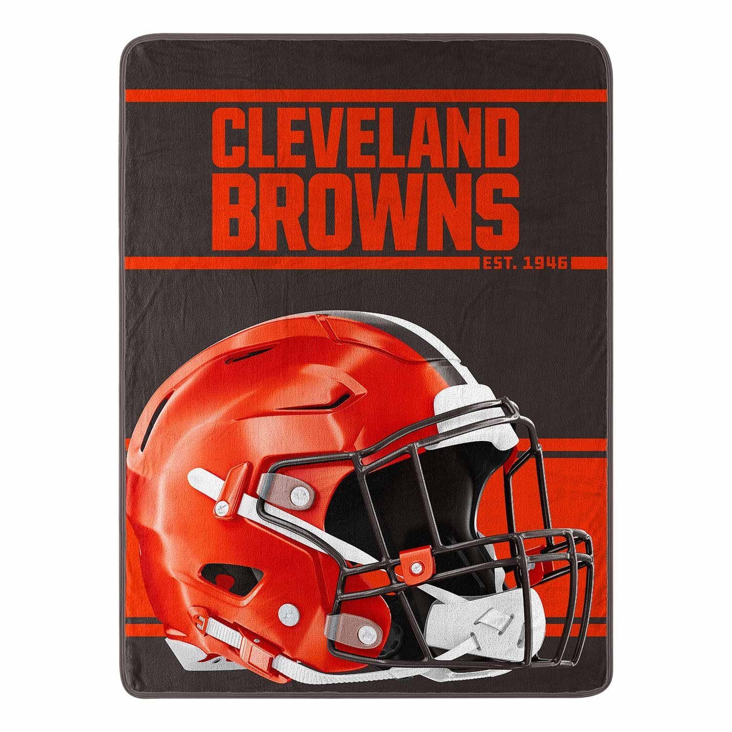 Cleveland Browns Run Northwest Super Plush NFL Decke