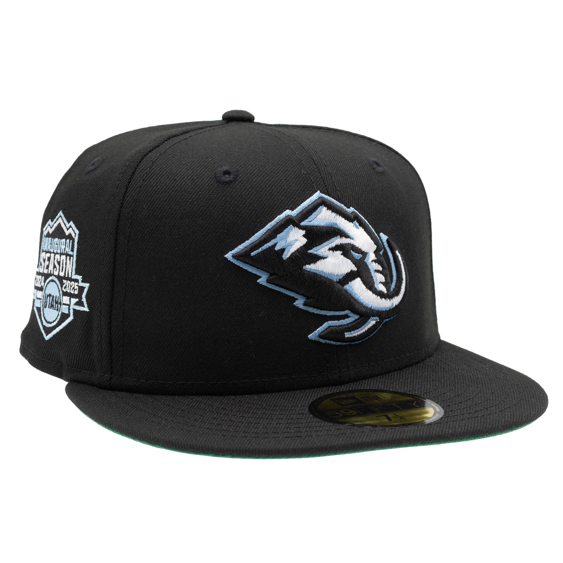 Utah Mammoth 2024-25 Inaugural Season 59FIFTY Fitted NHL Cap Schwarz
