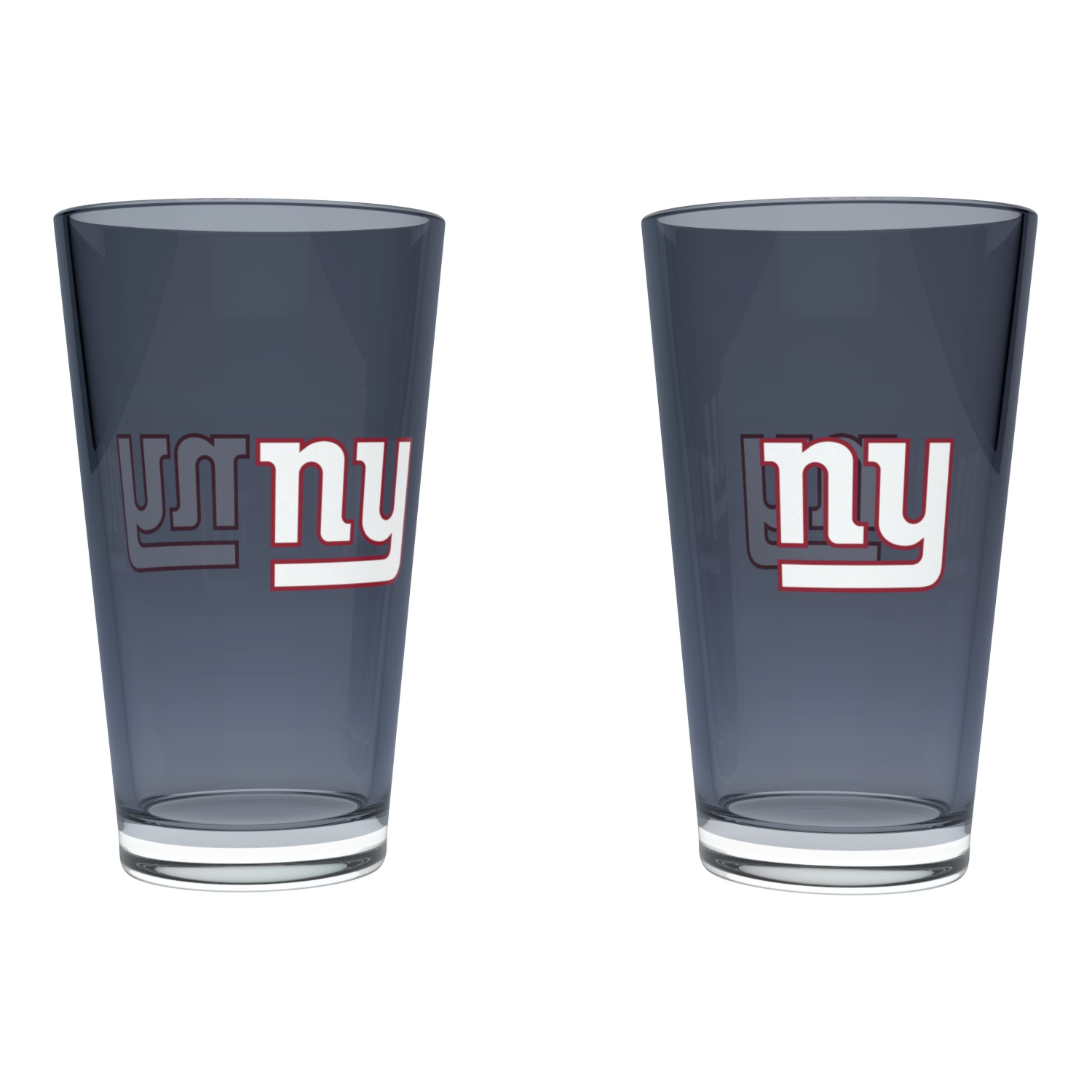 New York Giants Team Color NFL Pint Gläser Set (2 Stk.)