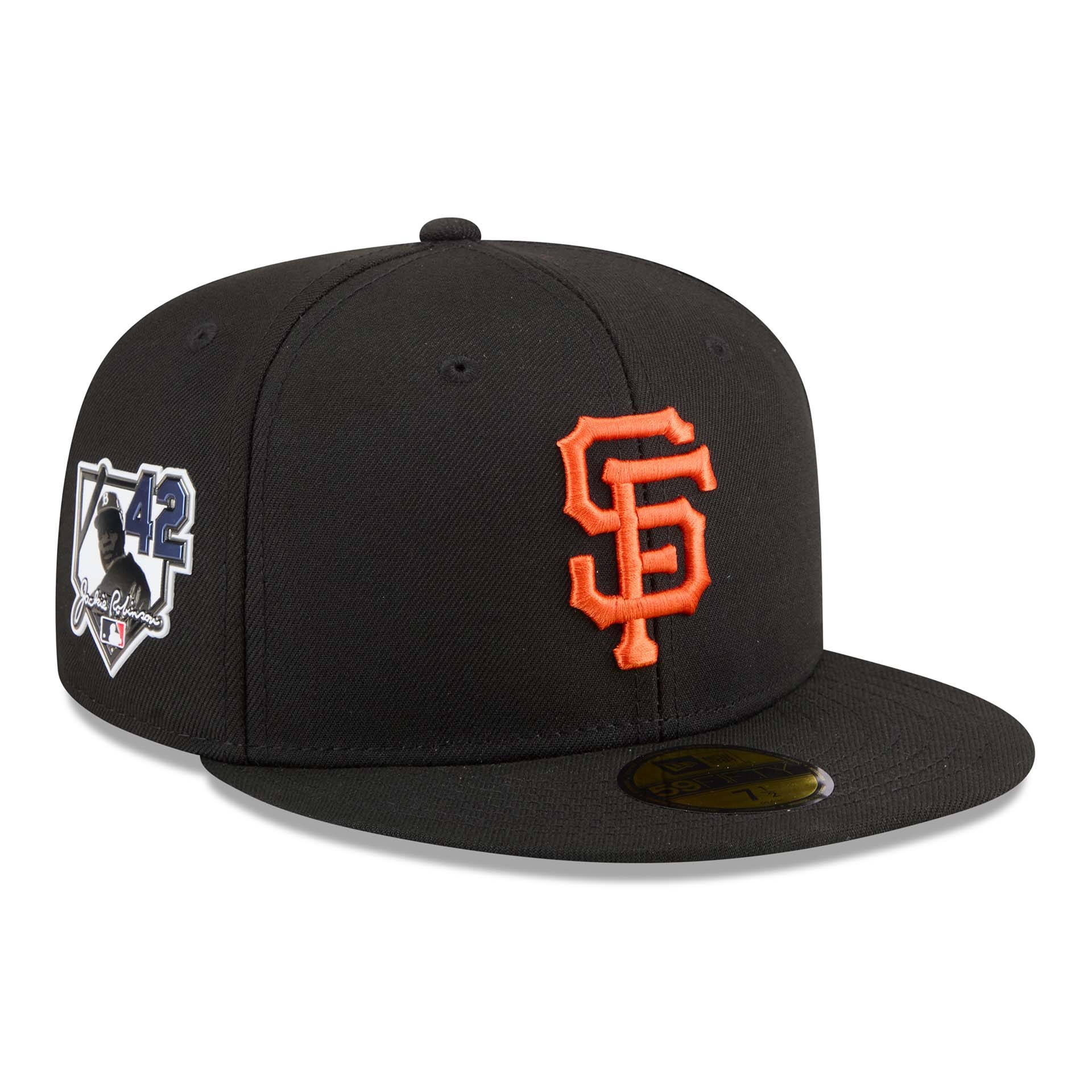 San Francisco Giants 2026 Jackie Robinson Day 59FIFTY Fitted Cap Schwarz