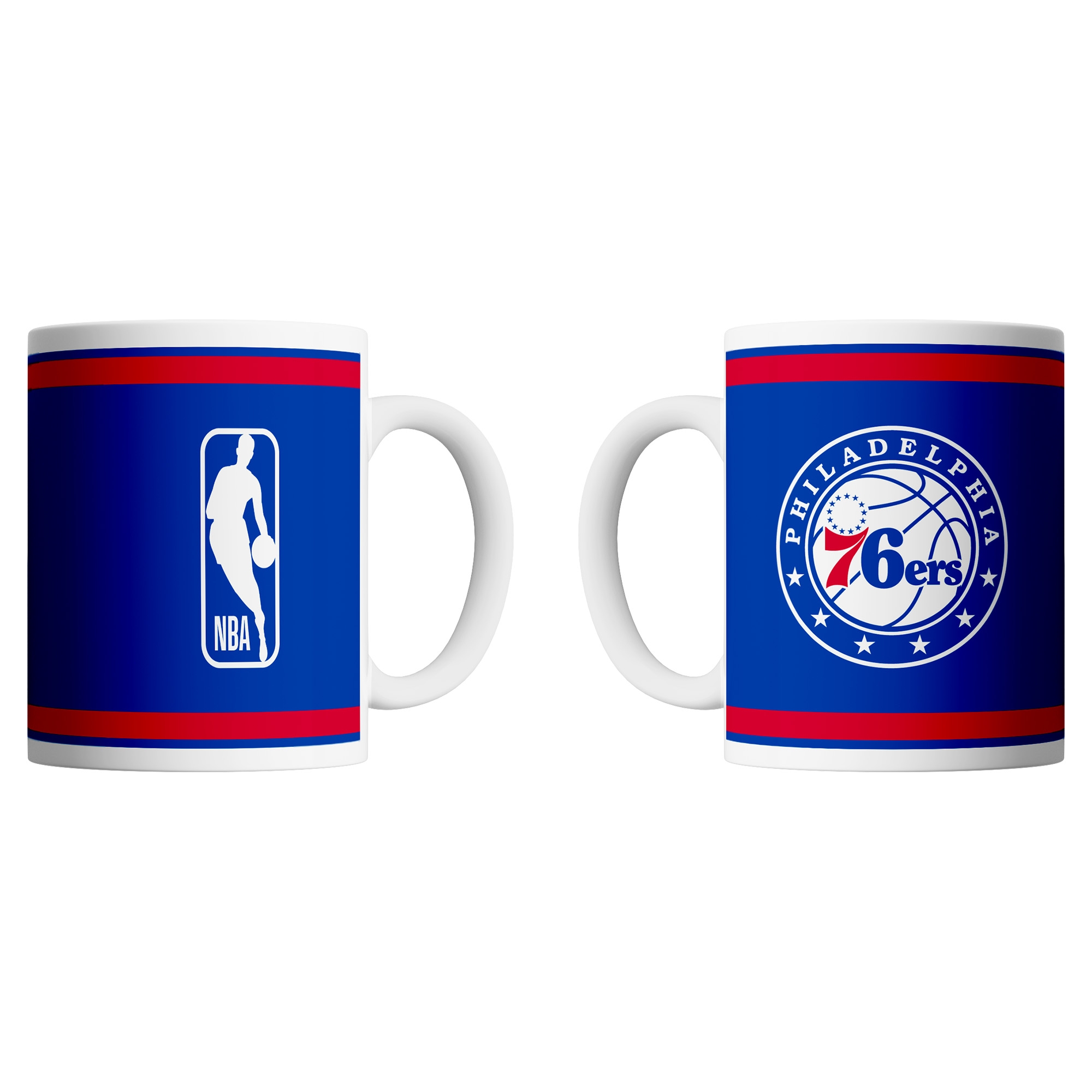 Philadelphia 76ers Logo & Shield NBA Mug (330 ml)