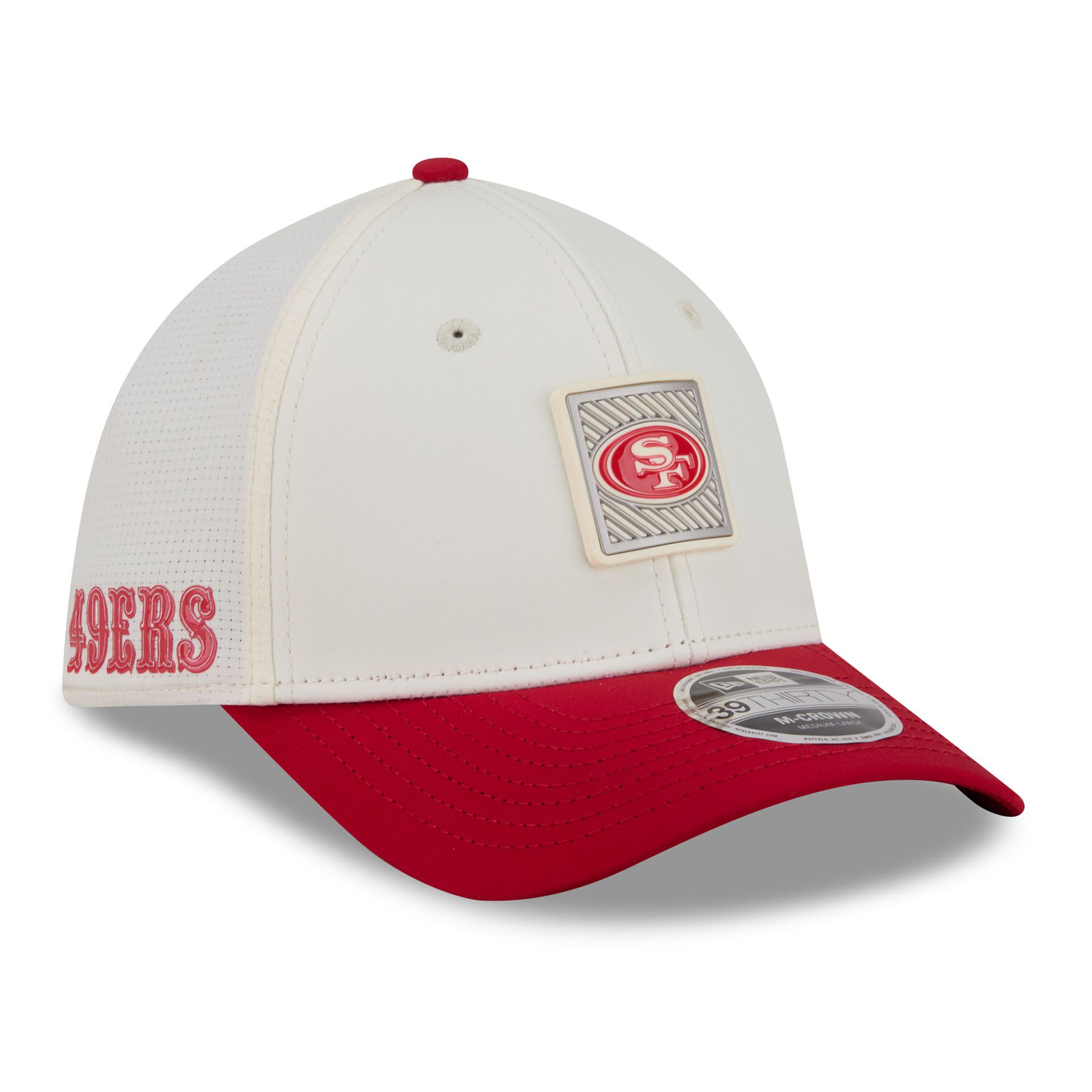 San Francisco 49ers 2026 NFL Training Camp 39THIRTY Flex Cap Cream/Rot
