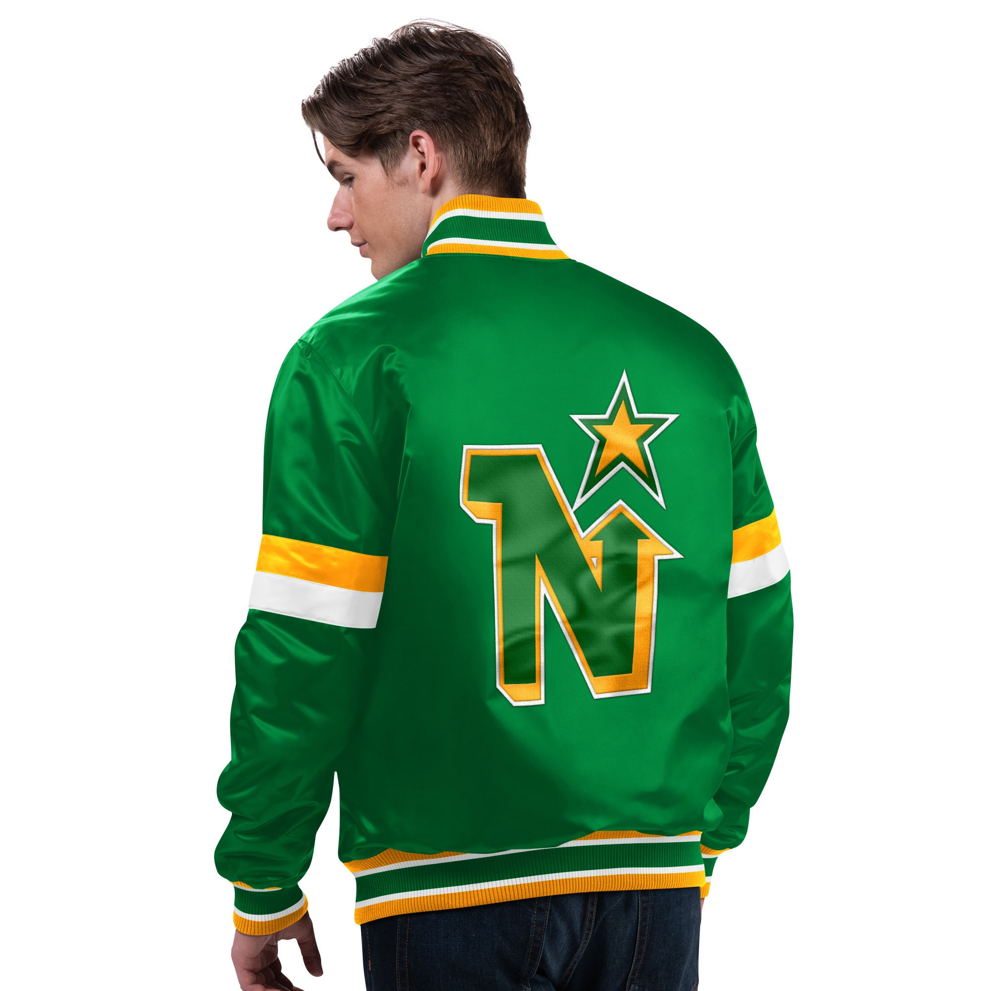 Minnesota North Stars Starter Vintage Diveplay NHL Varsity Jacke