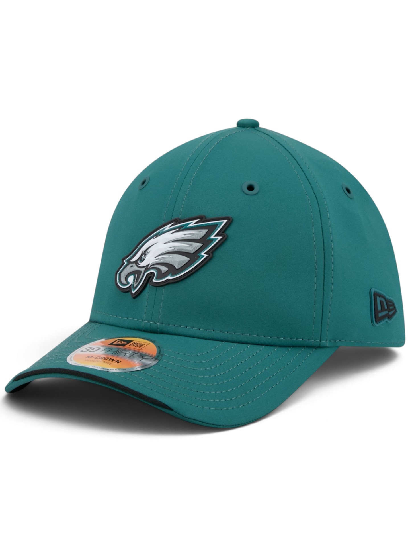 Philadelphia Eagles 2026 NFL Sideline 39THIRTY M-Crown Flex Cap Green