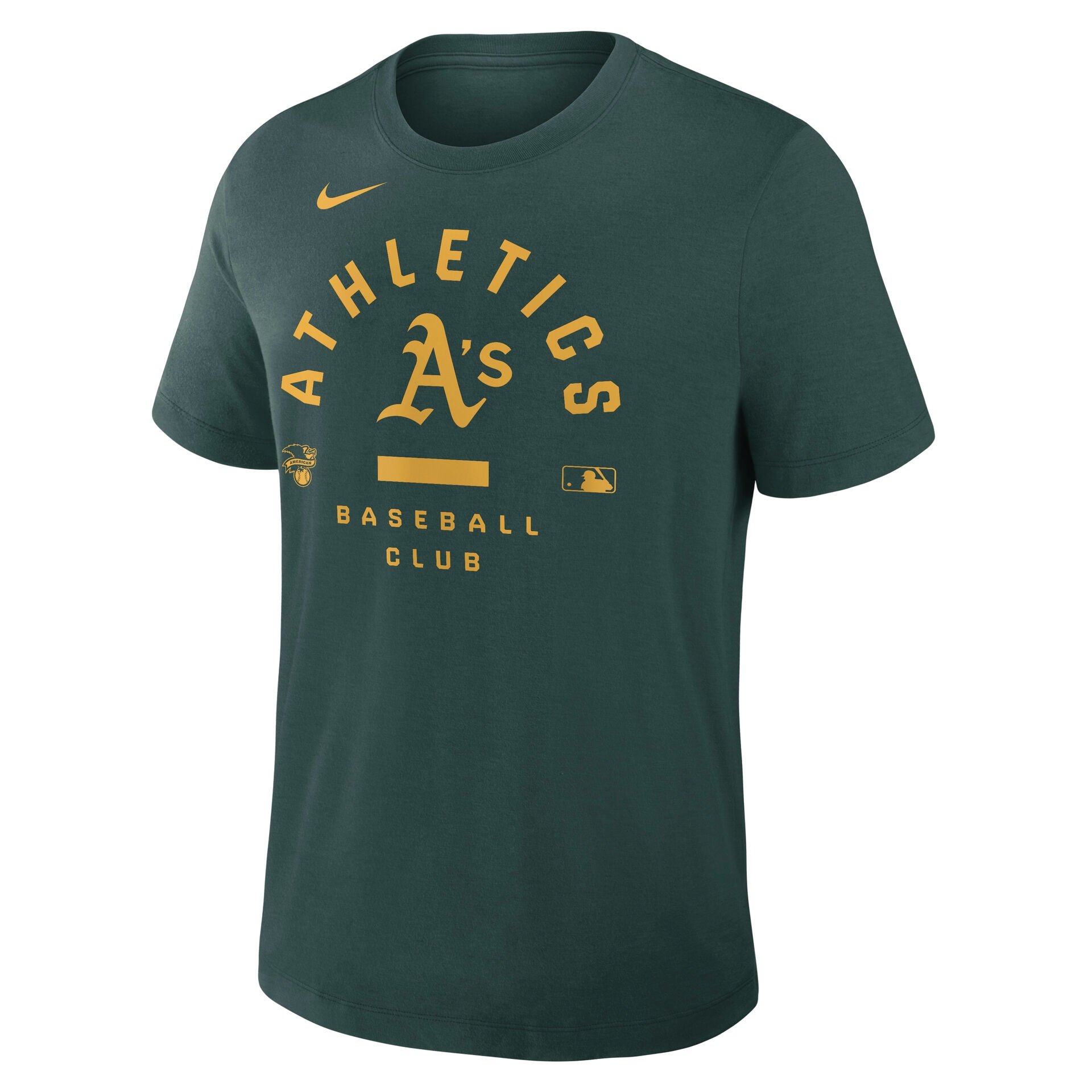 Athletics Early Work 2026 MLB Authentic Tri-Blend T-Shirt Grün
