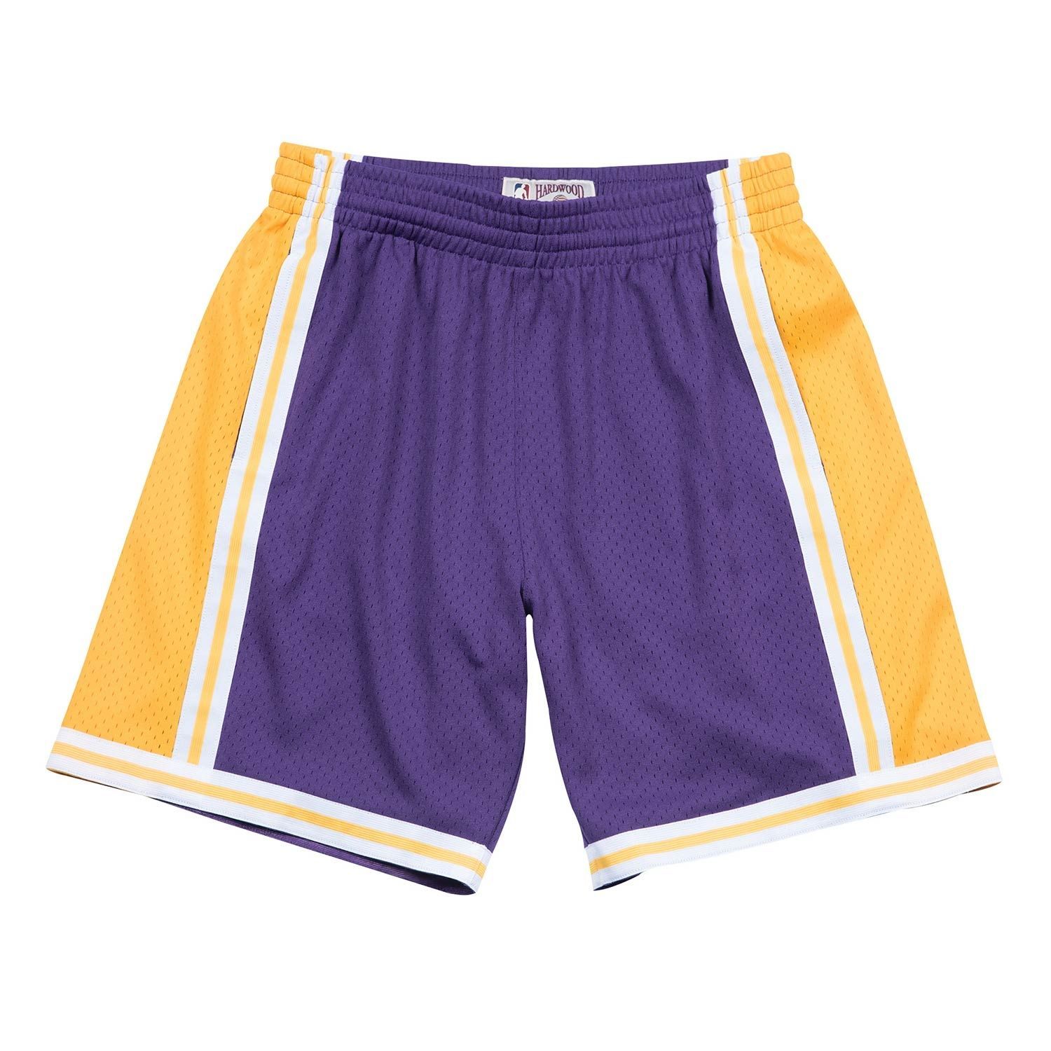 Los Angeles Lakers 1984-85 Mitchell & Ness Swingman NBA Shorts Lila