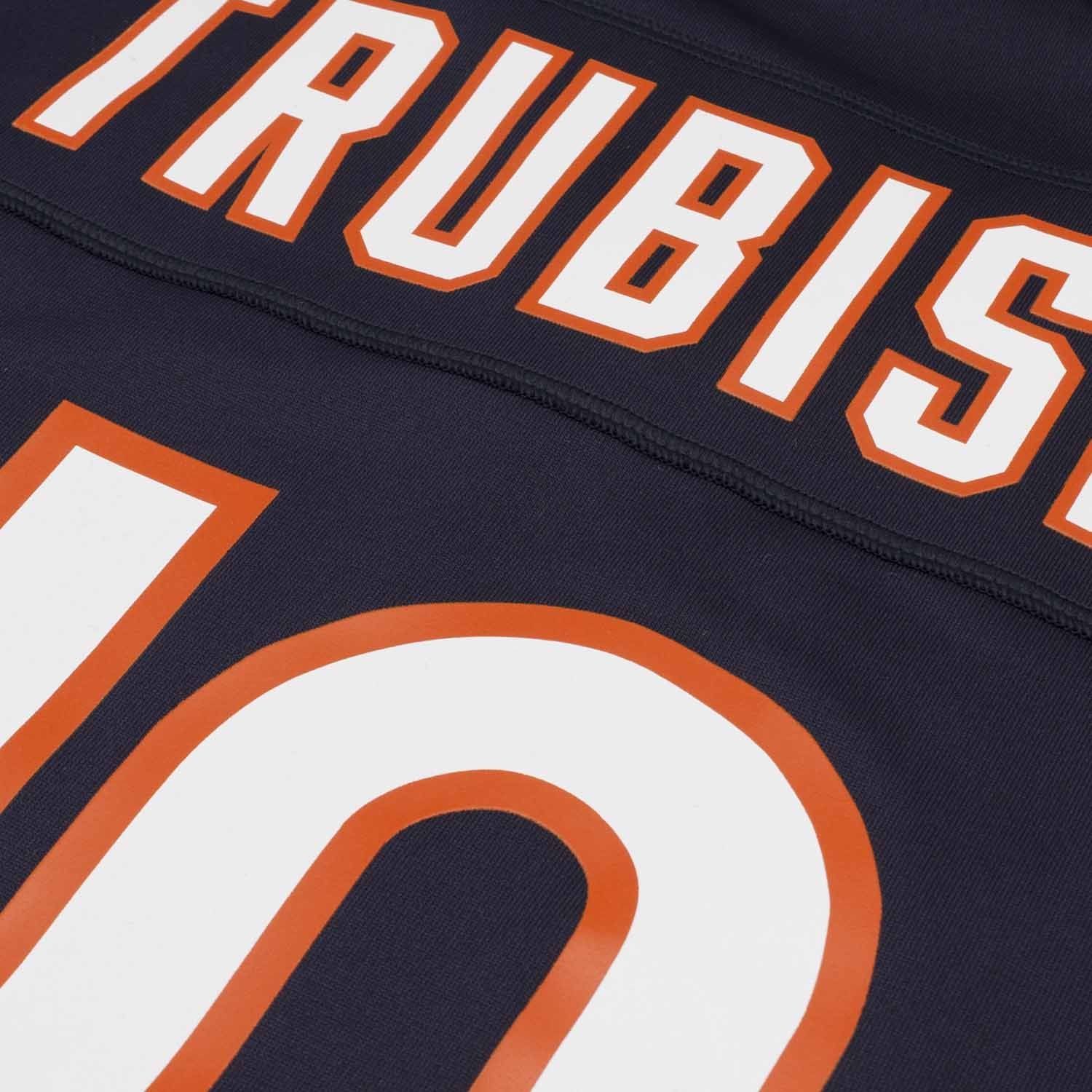 Nike Mitch Trubisky #10 Chicago Bears Game Football NFL Jersey Navy