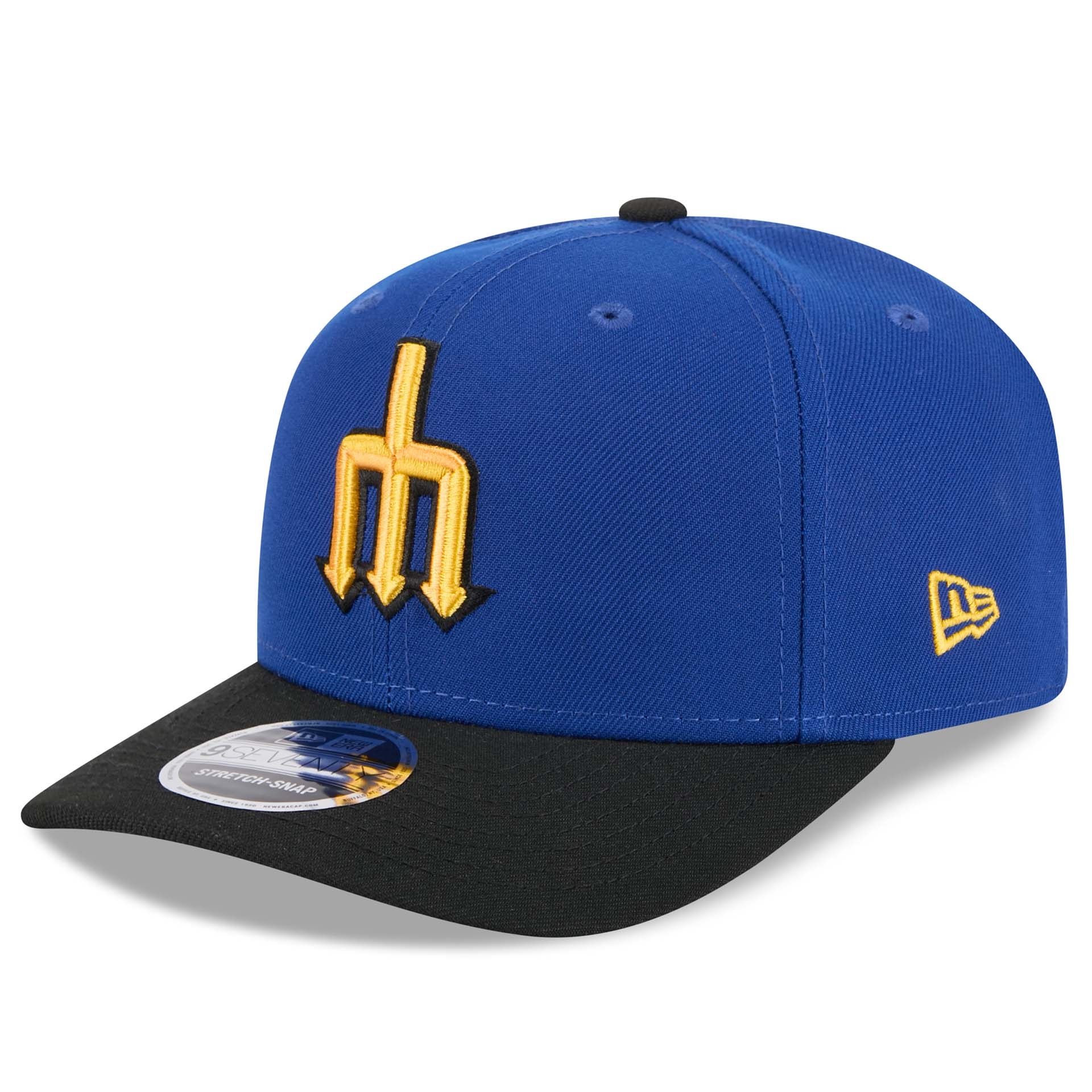 Seattle Mariners MLB City Connect Stretch-Snap 9SEVENTY Cap Blau