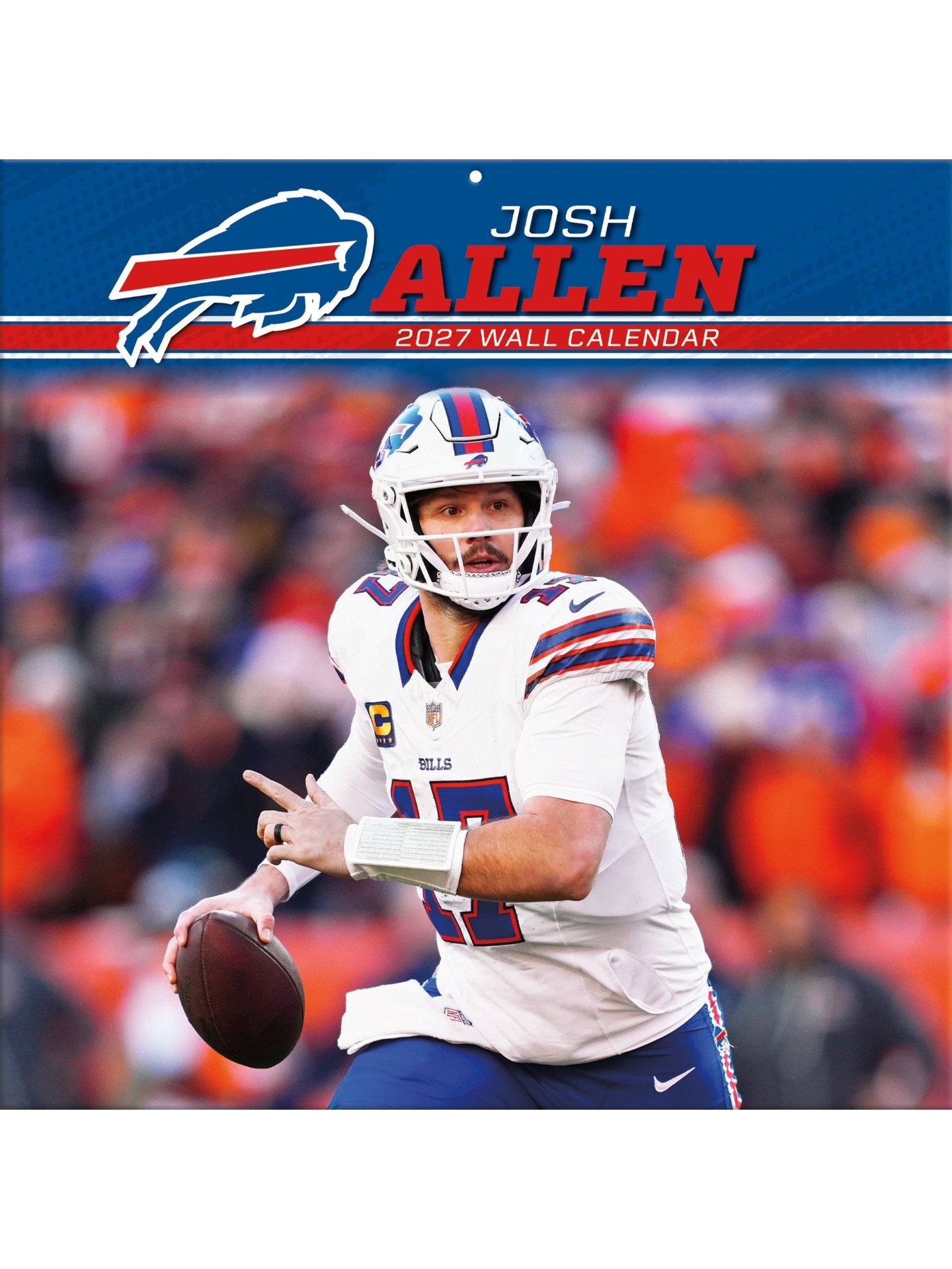 Josh Allen Buffalo Bills 2027 NFL Wall Calendar