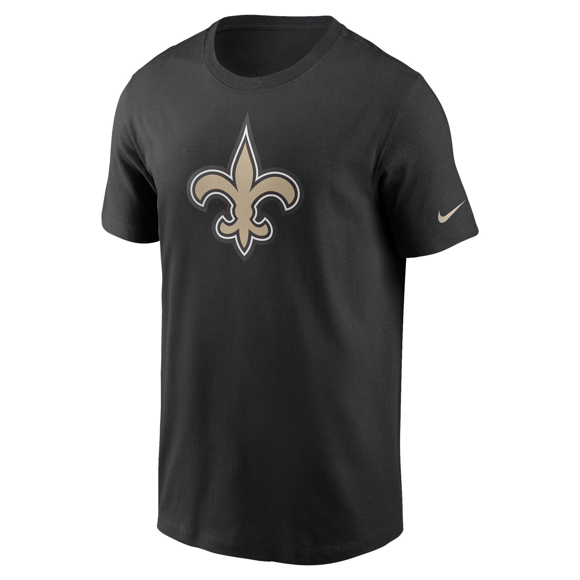 New Orleans Saints Nike Essential Logo NFL T-Shirt Schwarz