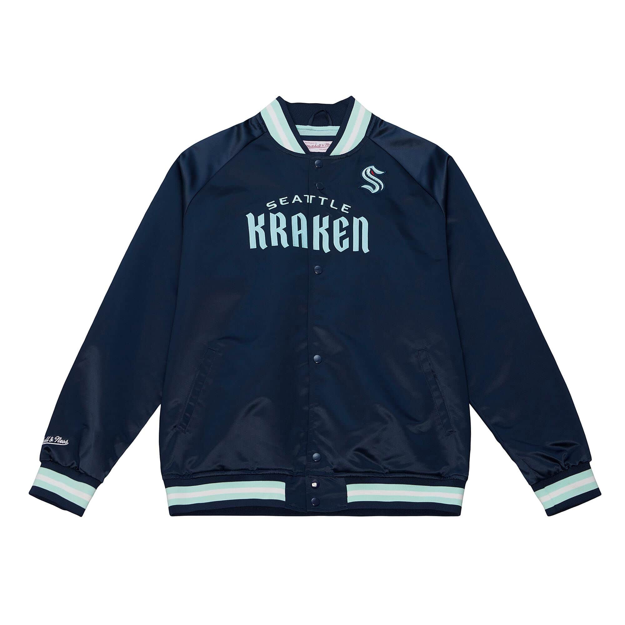 Seattle Kraken Mitchell & Ness Lightweight Satin NHL Jacke