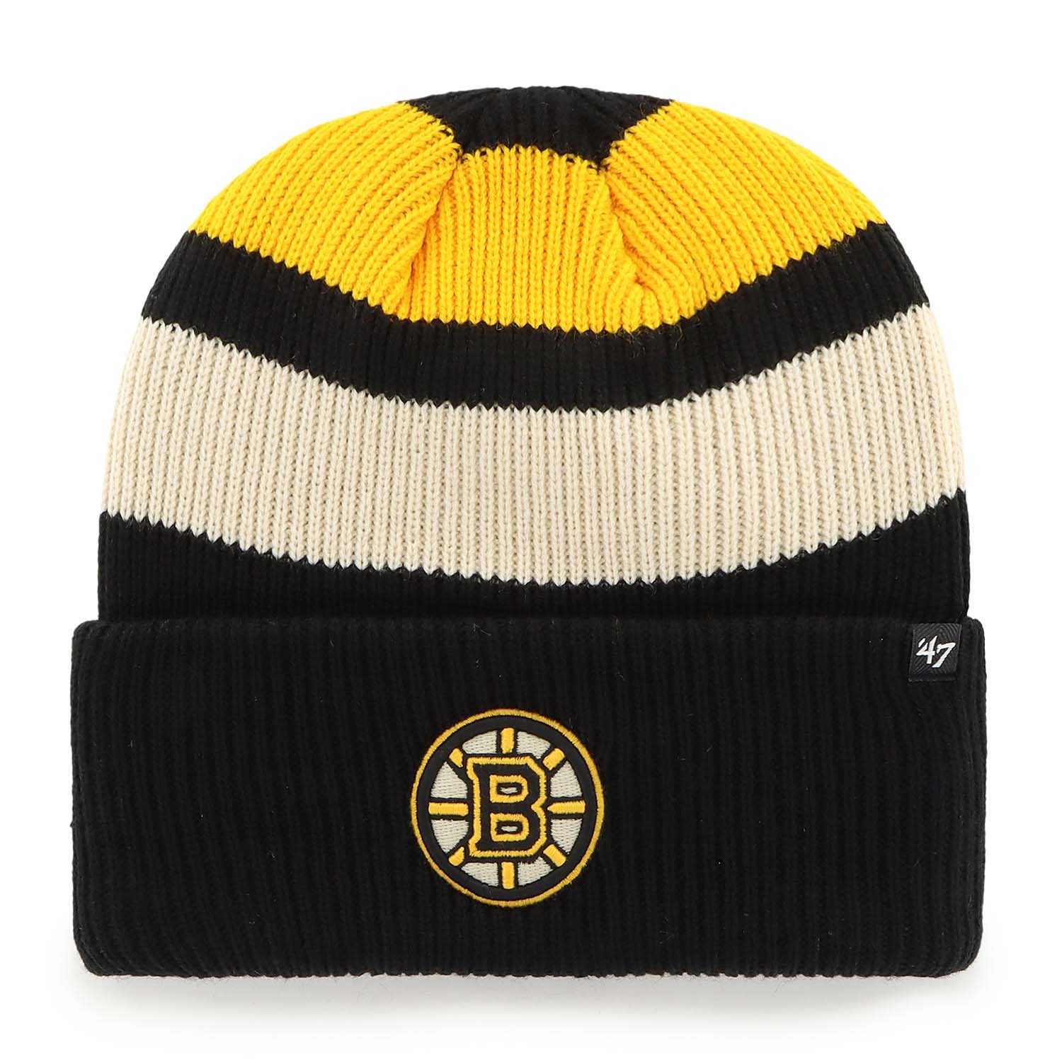 Boston Bruins '47 Clubhouse Jennings NHL Knit Hat