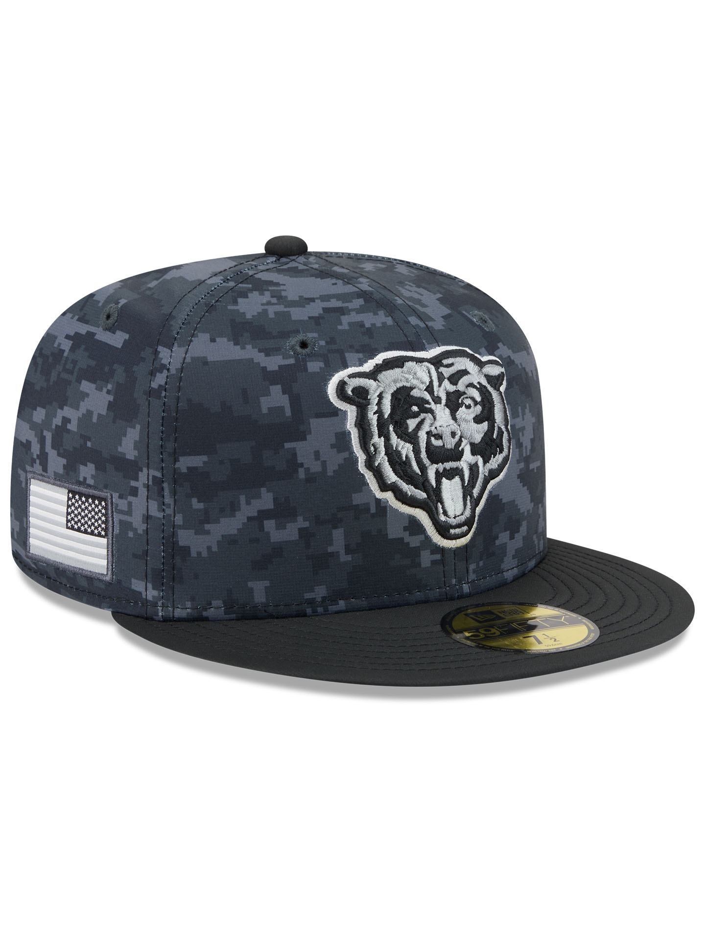 Chicago Bears 2026 NFL Salute to Service 59FIFTY Fitted Cap Black