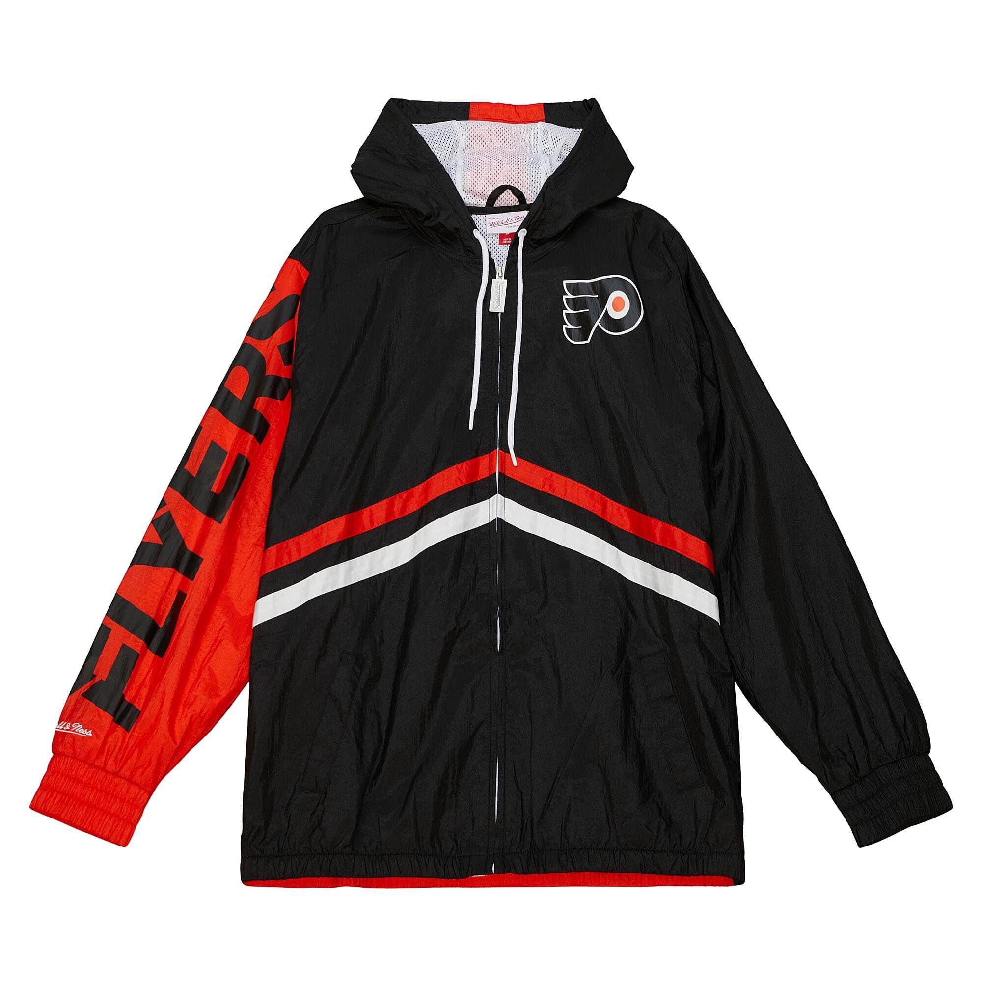 Philadelphia Flyers Undeniable Mitchell & Ness NHL Windbreaker Jacket