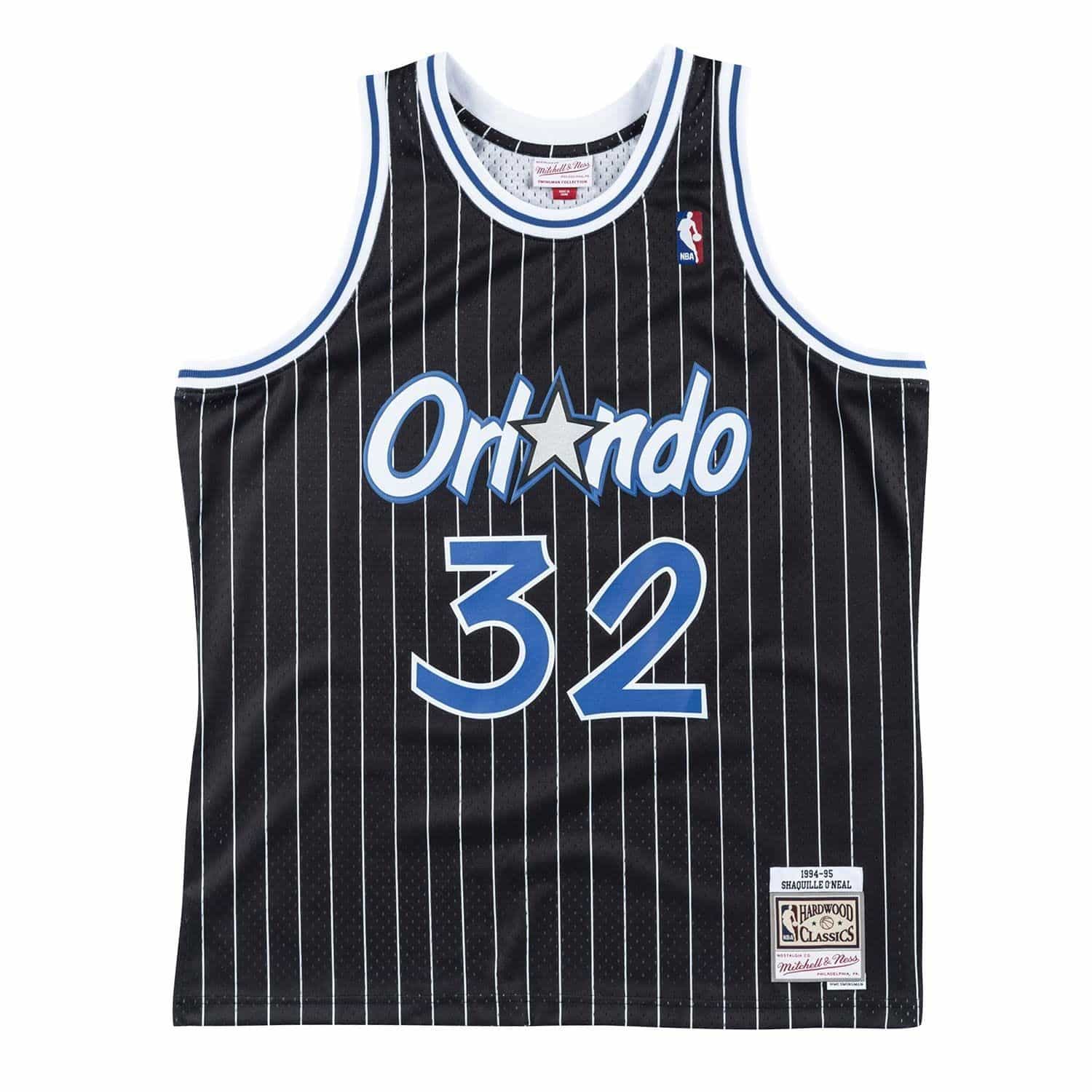 Shaq O'Neal #32 Orlando Magic 1994-95 Swingman NBA Trikot Schwarz