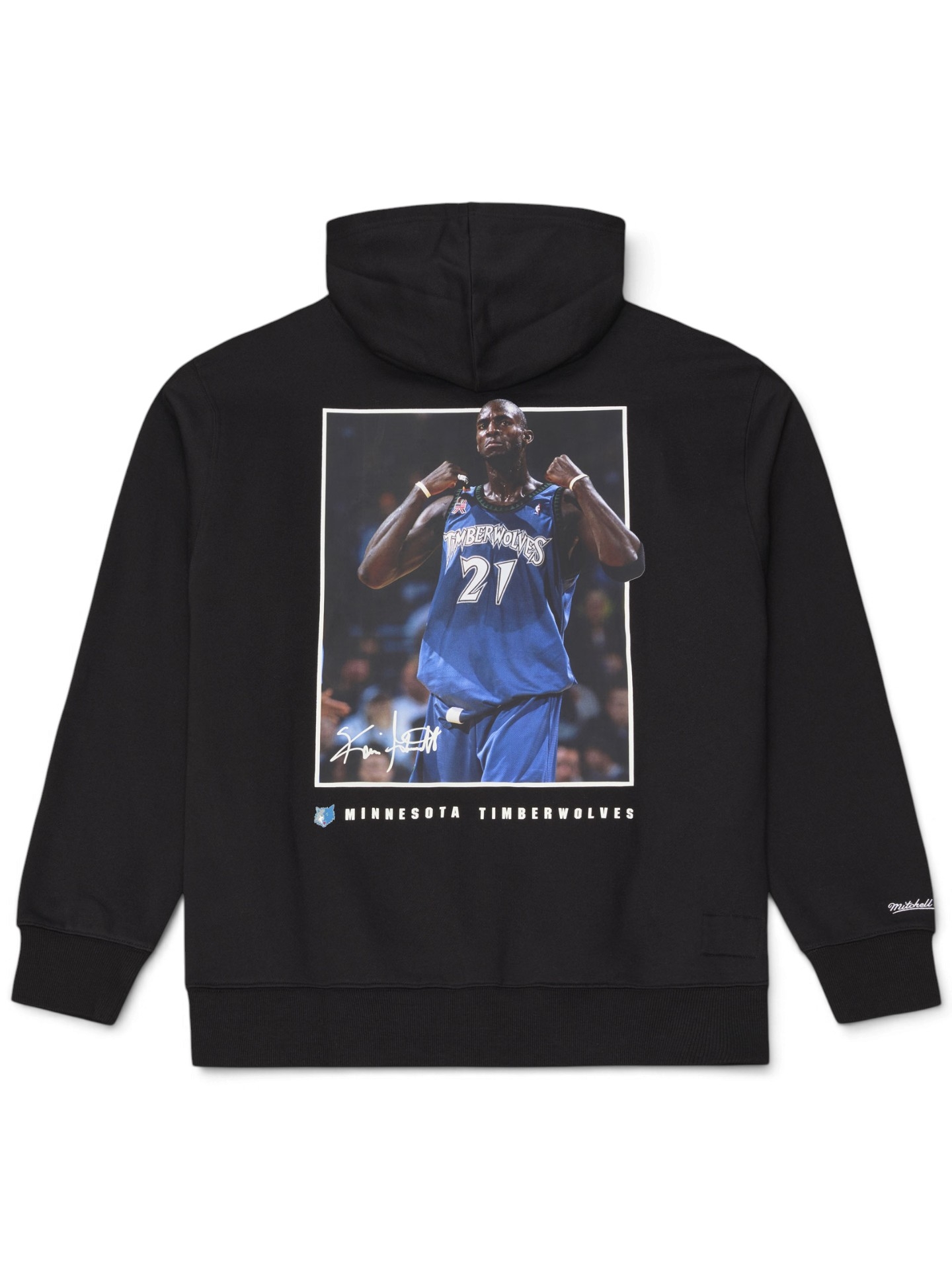 Kevin Garnett Minnesota Timberwolves Player Photo NBA Hoodie Schwarz