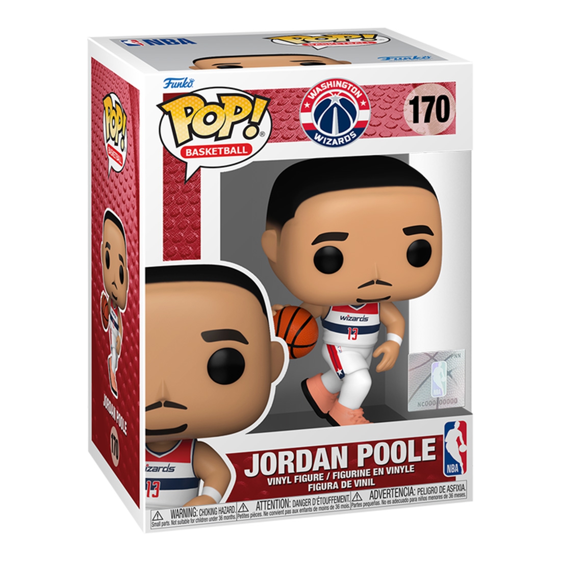 Funko POP! #170 Jordan Poole Washington Wizards Vinyl NBA Figur