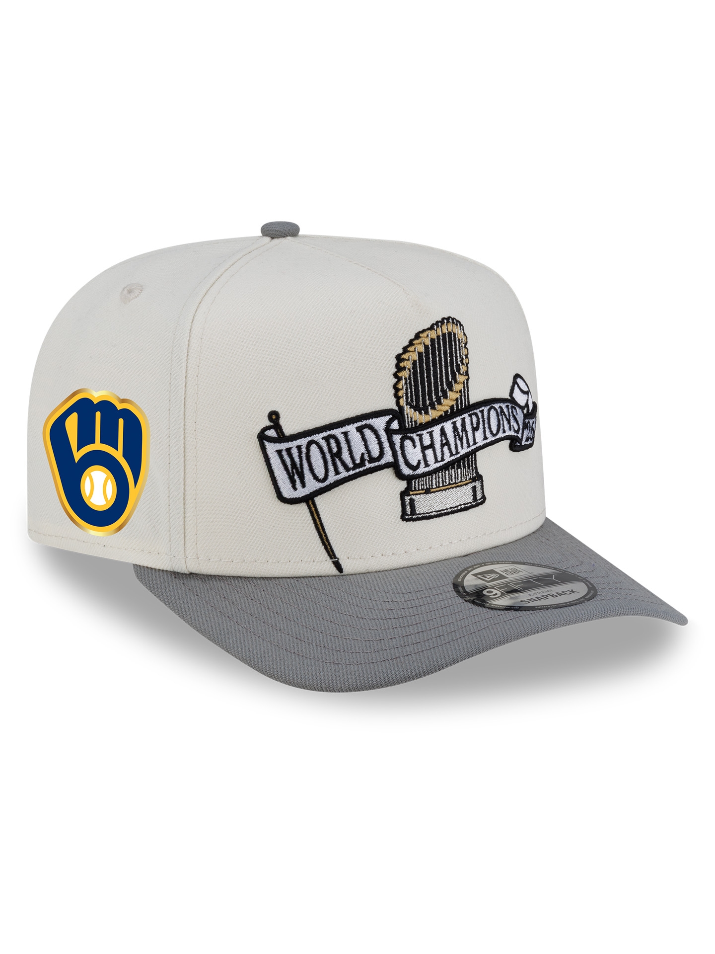 Milwaukee Brewers 2026 World Series Champions Parade 9FIFTY A-Frame Snapback Cap