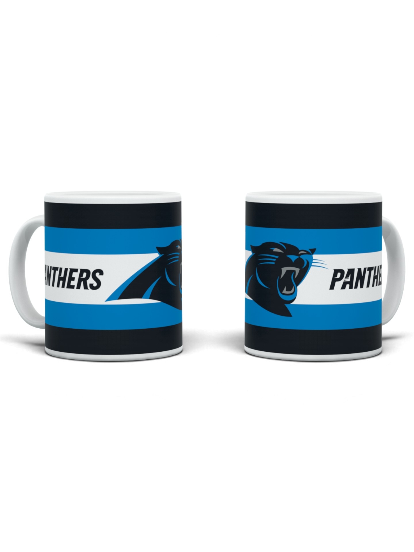 Carolina Panthers Stripe Logo NFL Mug (330 ml)