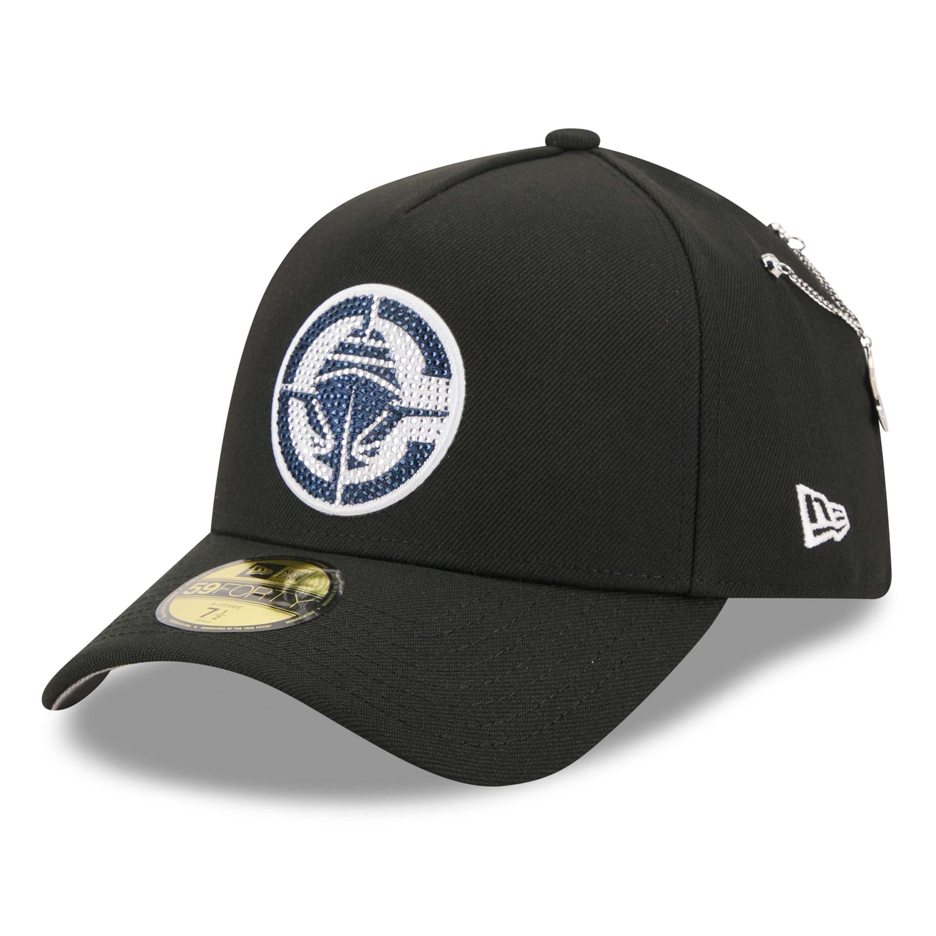 Los Angeles Clippers 2026 NBA Draft On-Stage Crystal 59FORTY A-Frame Fitted Cap Schwarz