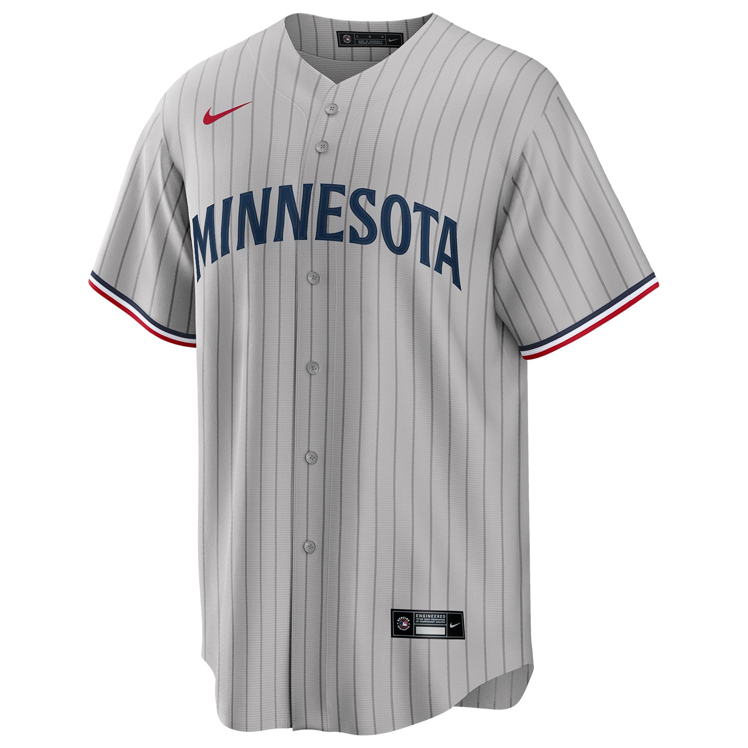 Minnesota Twins Nike MLB Road Trikot Grau