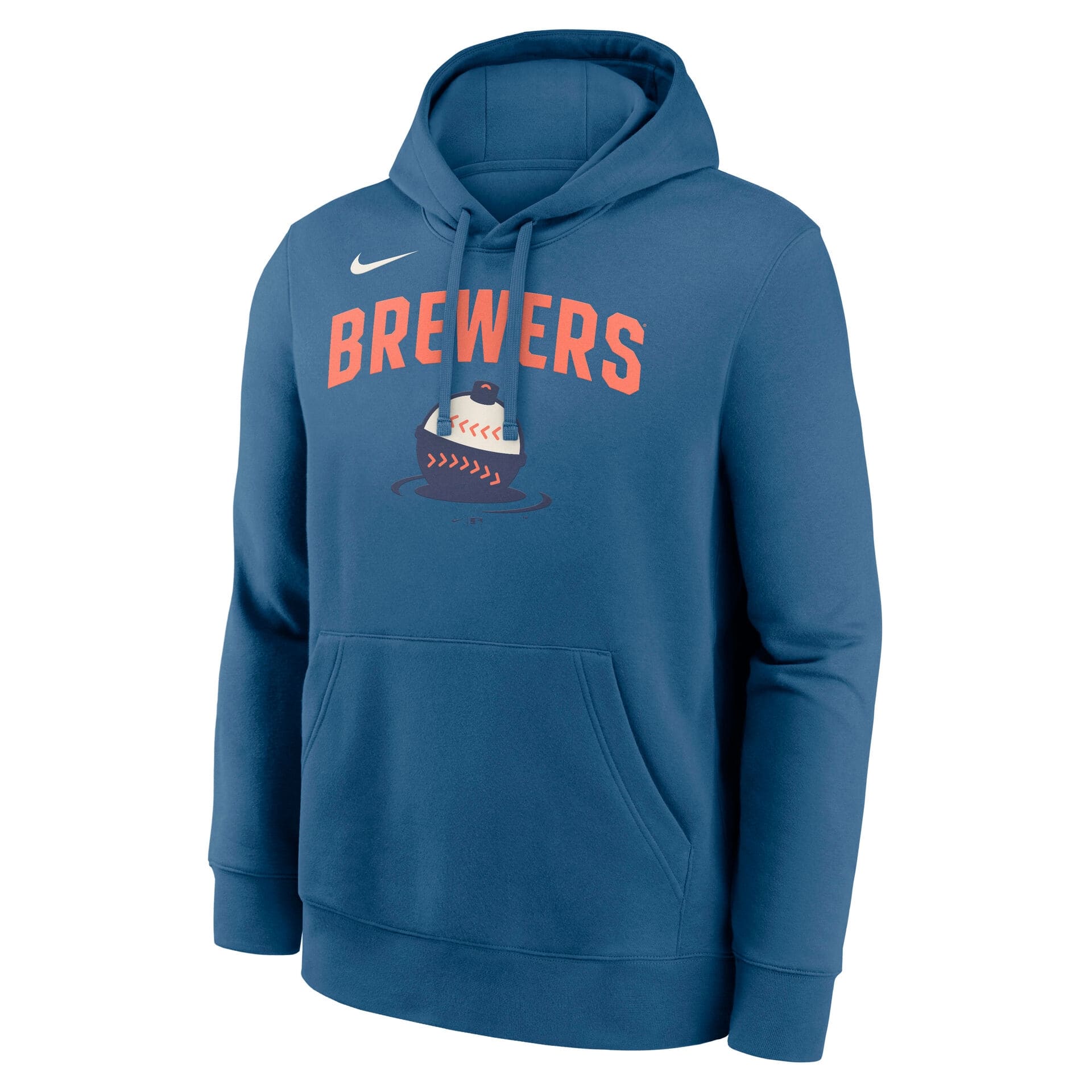 Milwaukee Brewers City Connect Club MLB Hoodie Blau