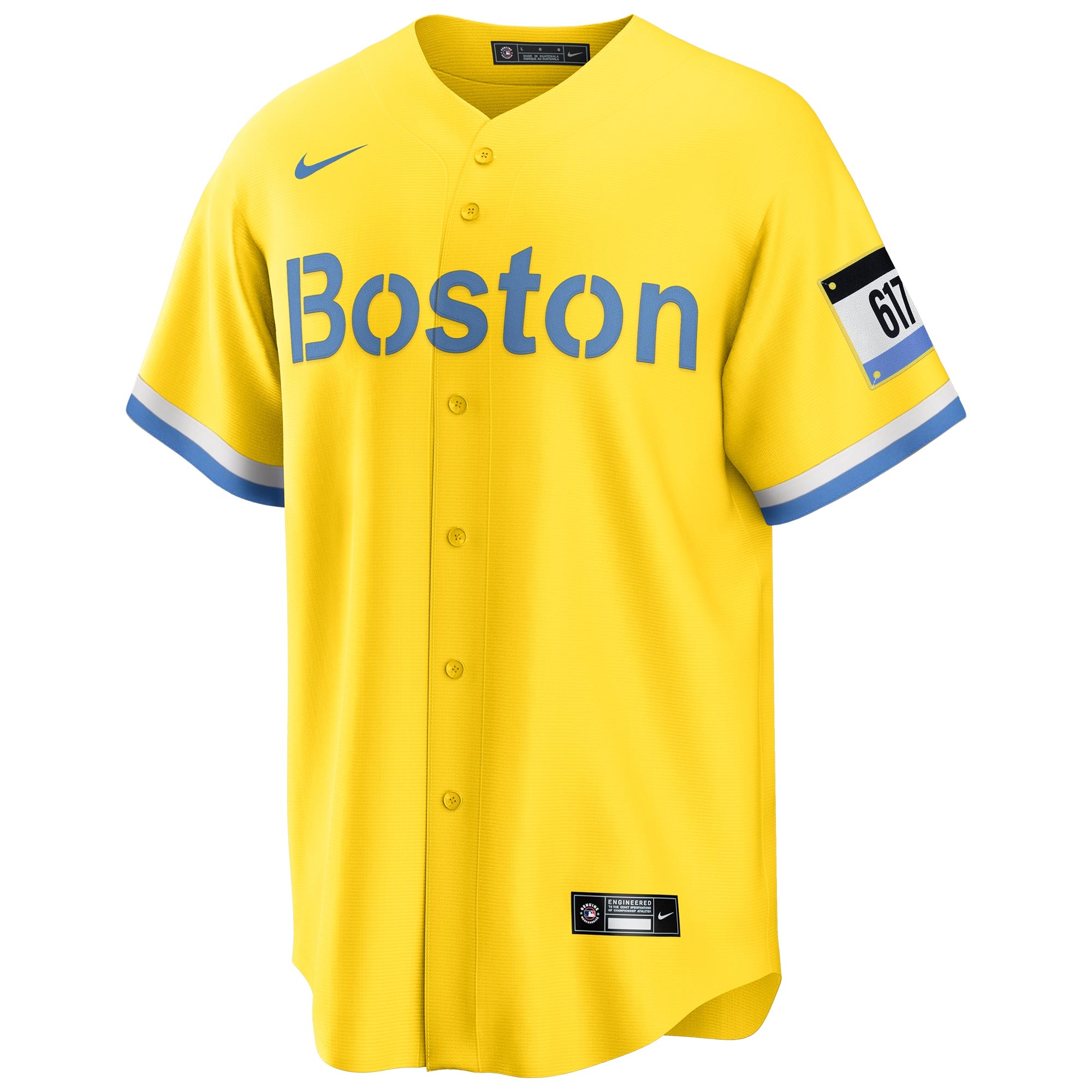 Boston Red Sox Nike Alternate MLB Trikot Gelb