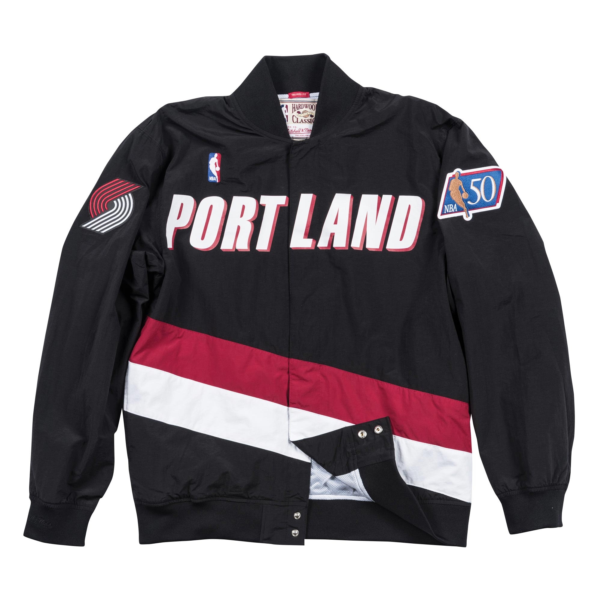 Portland Trail Blazers 1996-97 Authentic Warm Up Mitchell & Ness NBA Jacke