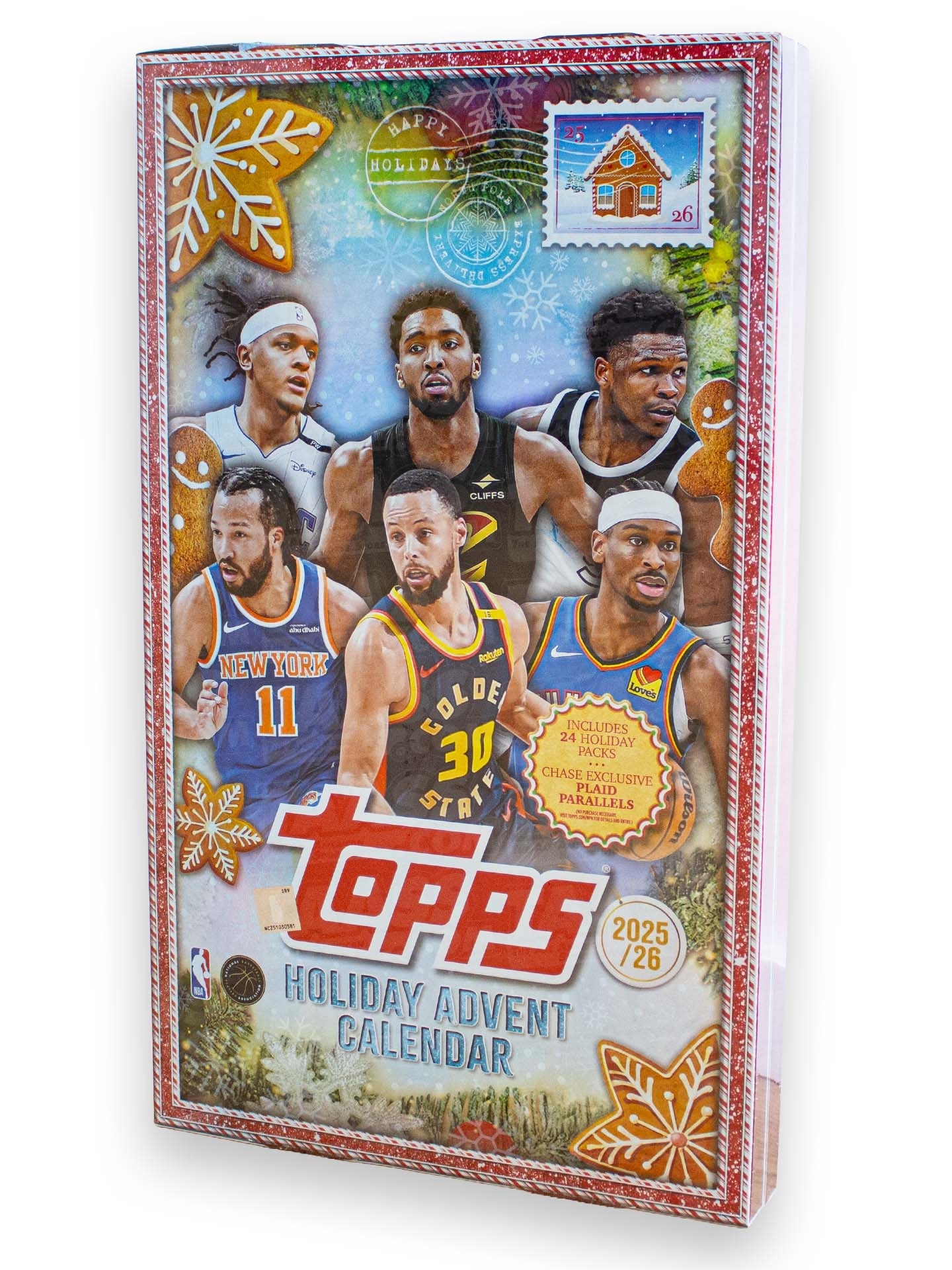 2025/26 Topps Basketball Holiday NBA Adventskalender