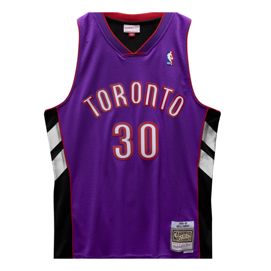 Dell Curry #30 Toronto Raptors 1999-00 Mitchell & Ness Swingman NBA Trikot Lila