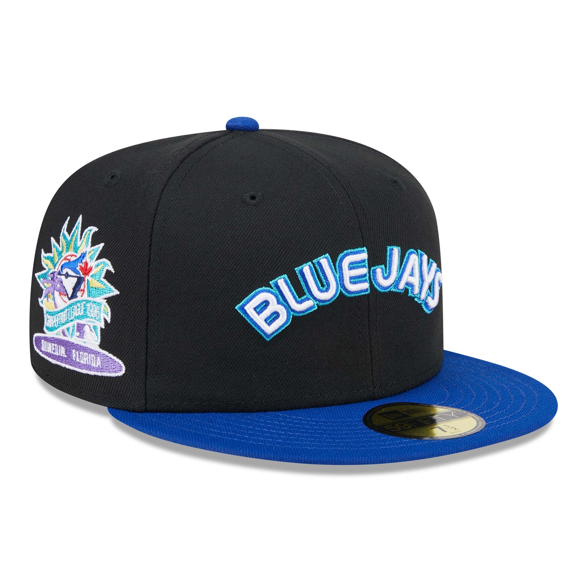 Toronto Blue Jays Retro 1996 Spring Training New Era 59FIFTY Fitted Cap Schwarz