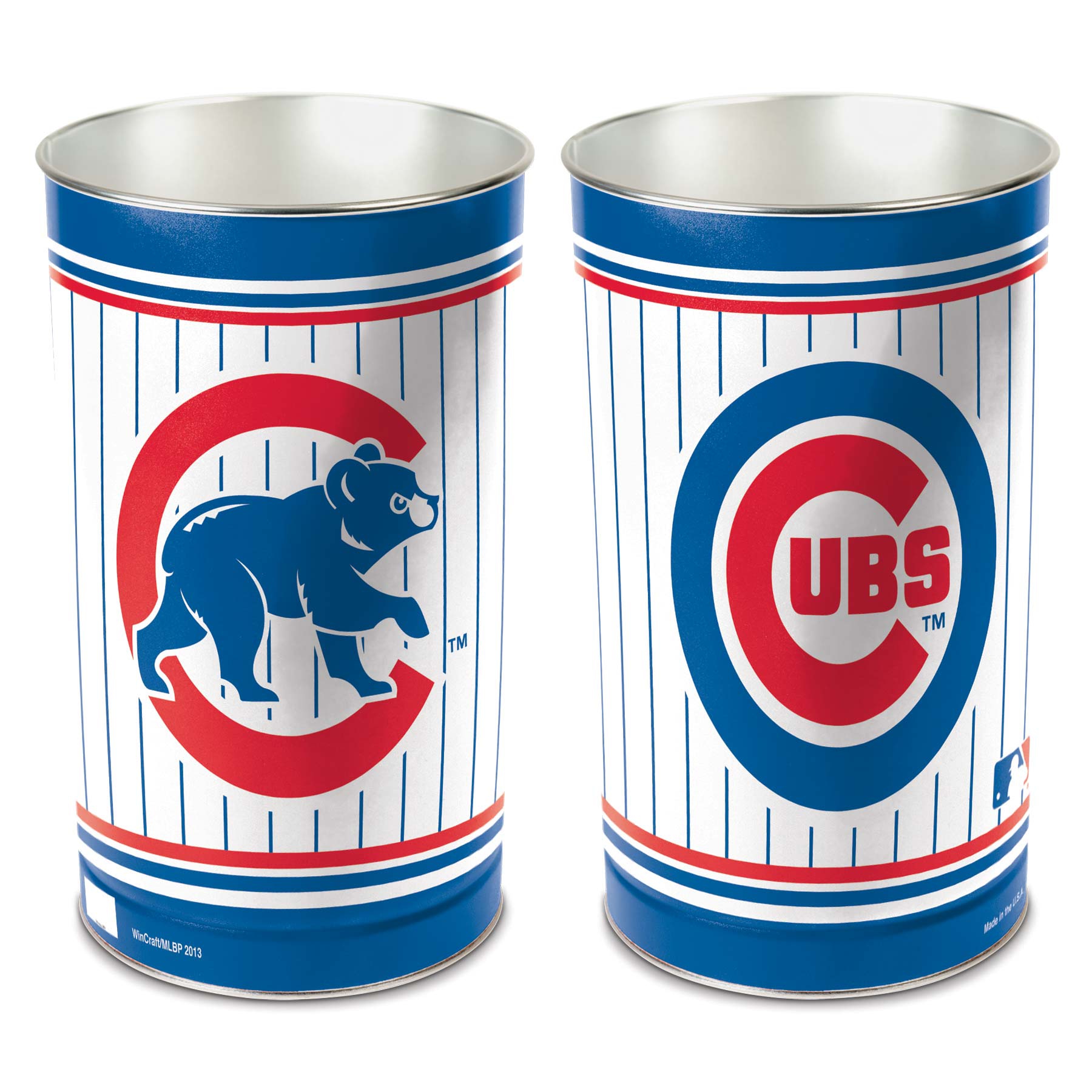 Chicago Cubs Metall MLB Papierkorb
