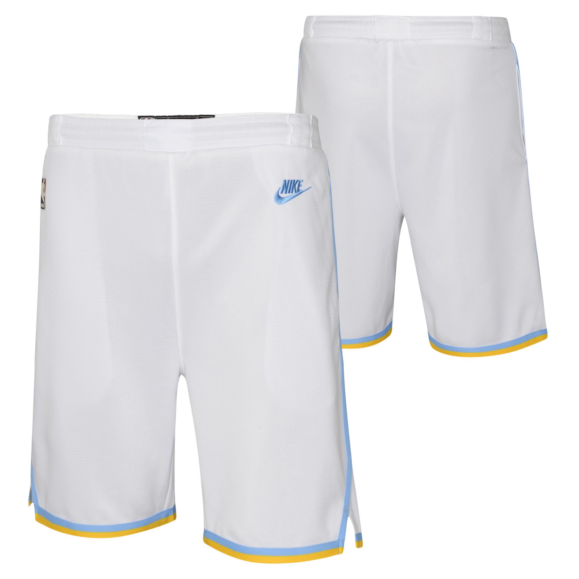 Los Angeles Lakers Hardwood Classics Nike Swingman NBA Shorts (KINDER)