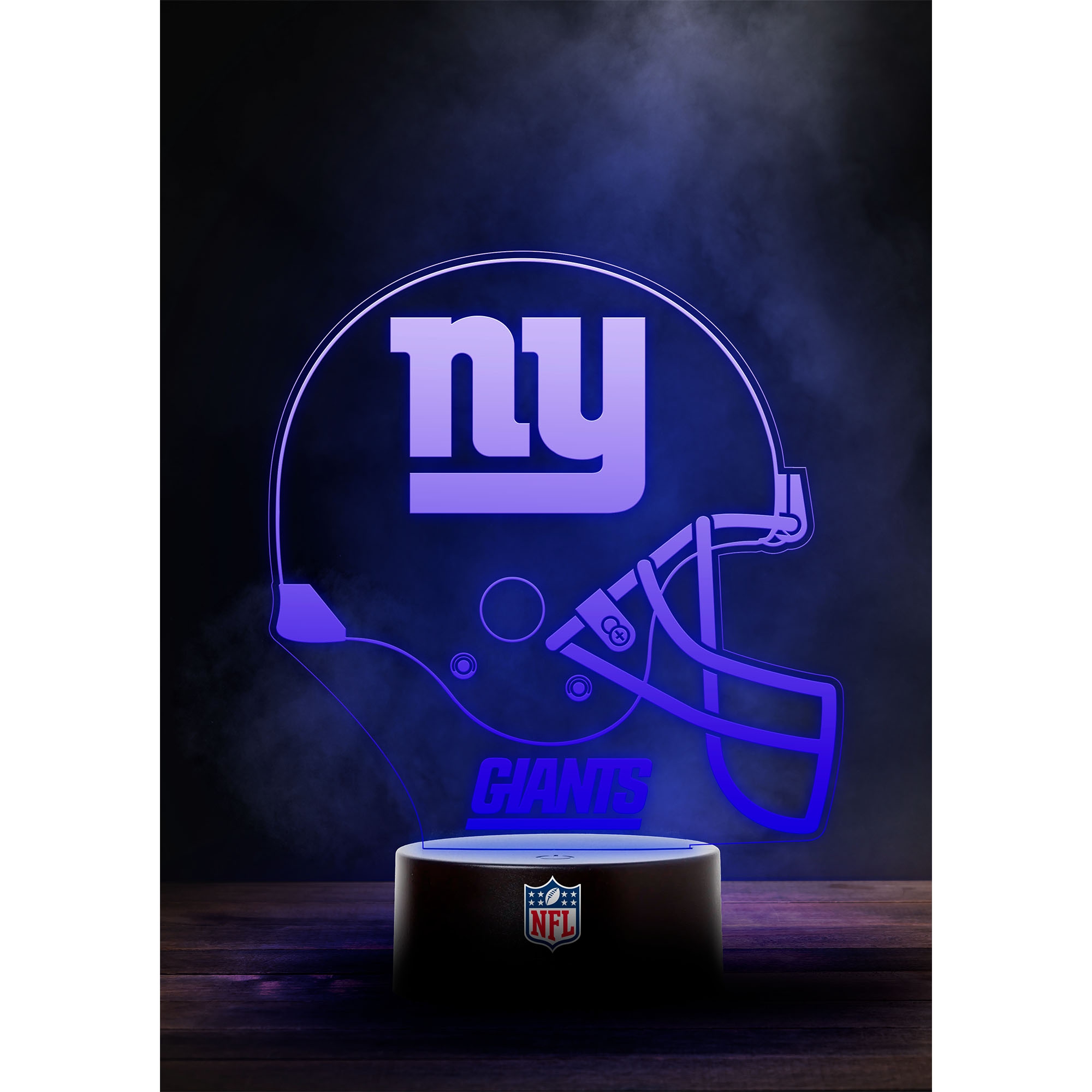 New York Giants NFL Helmet LED-Leuchtschild