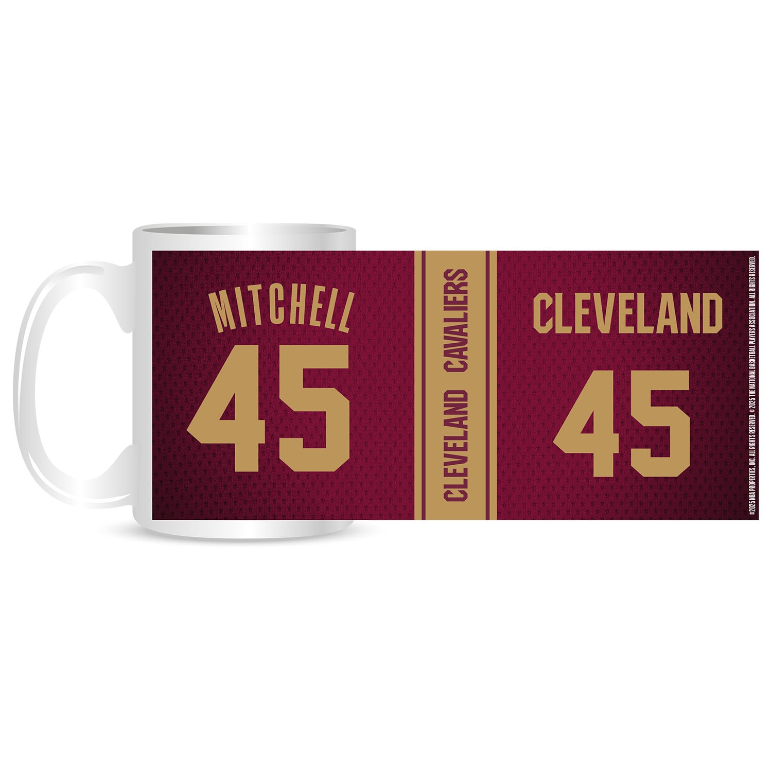Donovan Mitchell #45 Cleveland Cavaliers NBA Mug (330 ml)