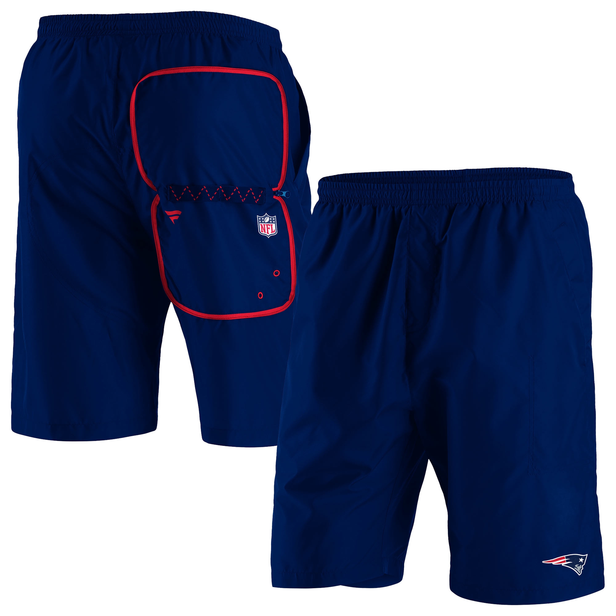 New England Patriots Enhanced Sport Fanatics NFL Shorts Navy