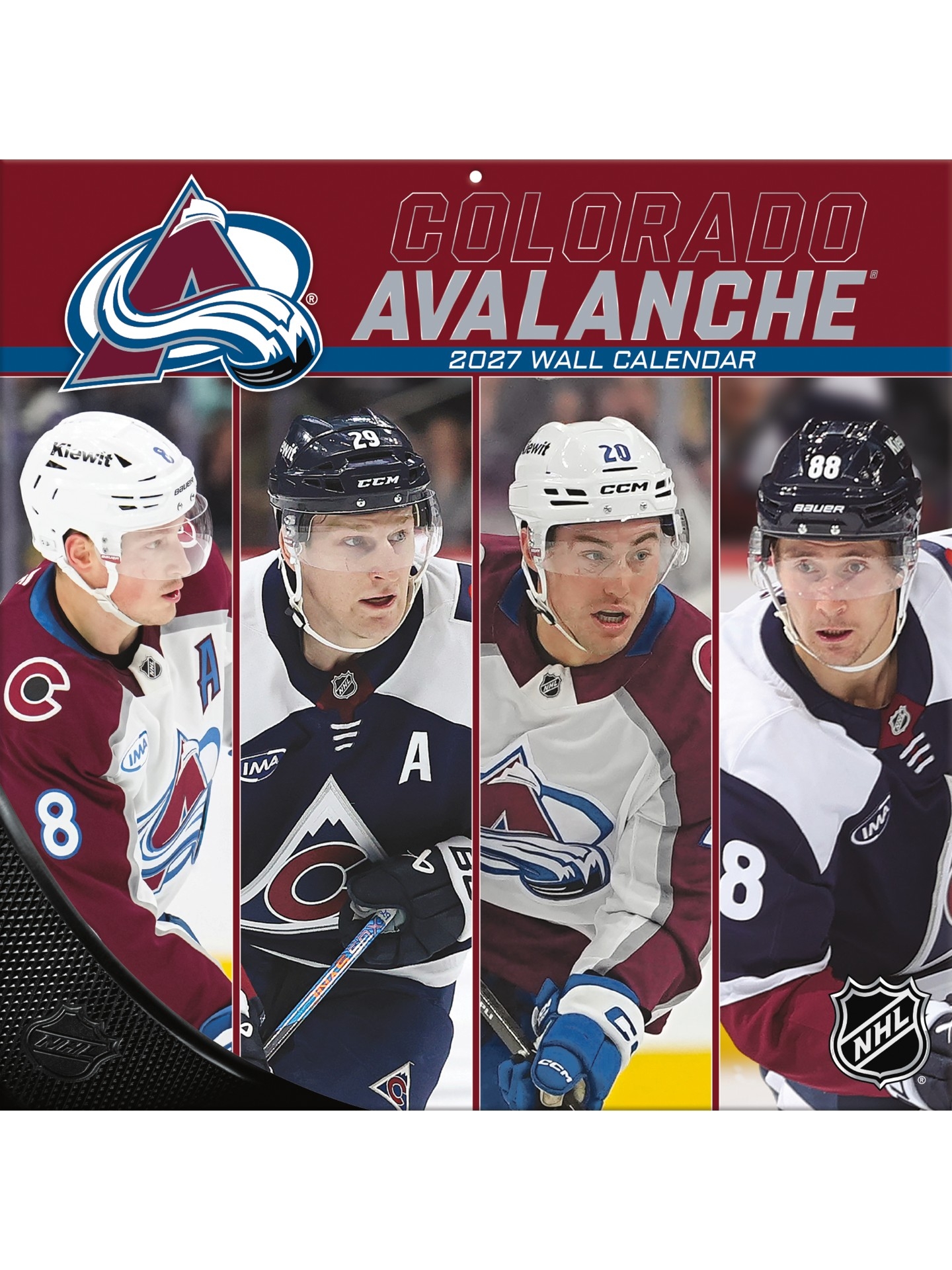 Colorado Avalanche 2027 NHL Team Wandkalender