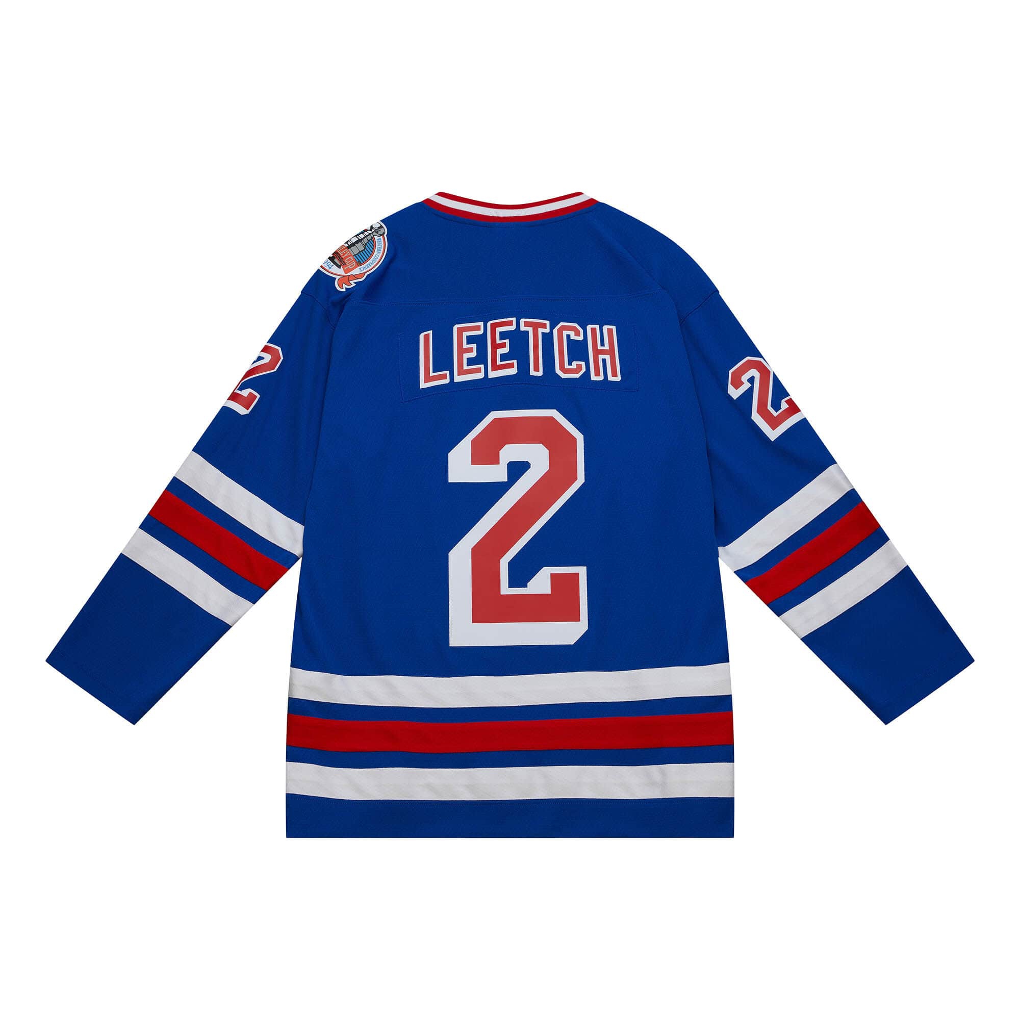 Brian Leetch #2 New York Rangers 1993-94 Mitchell & Ness NHL Trikot Blau
